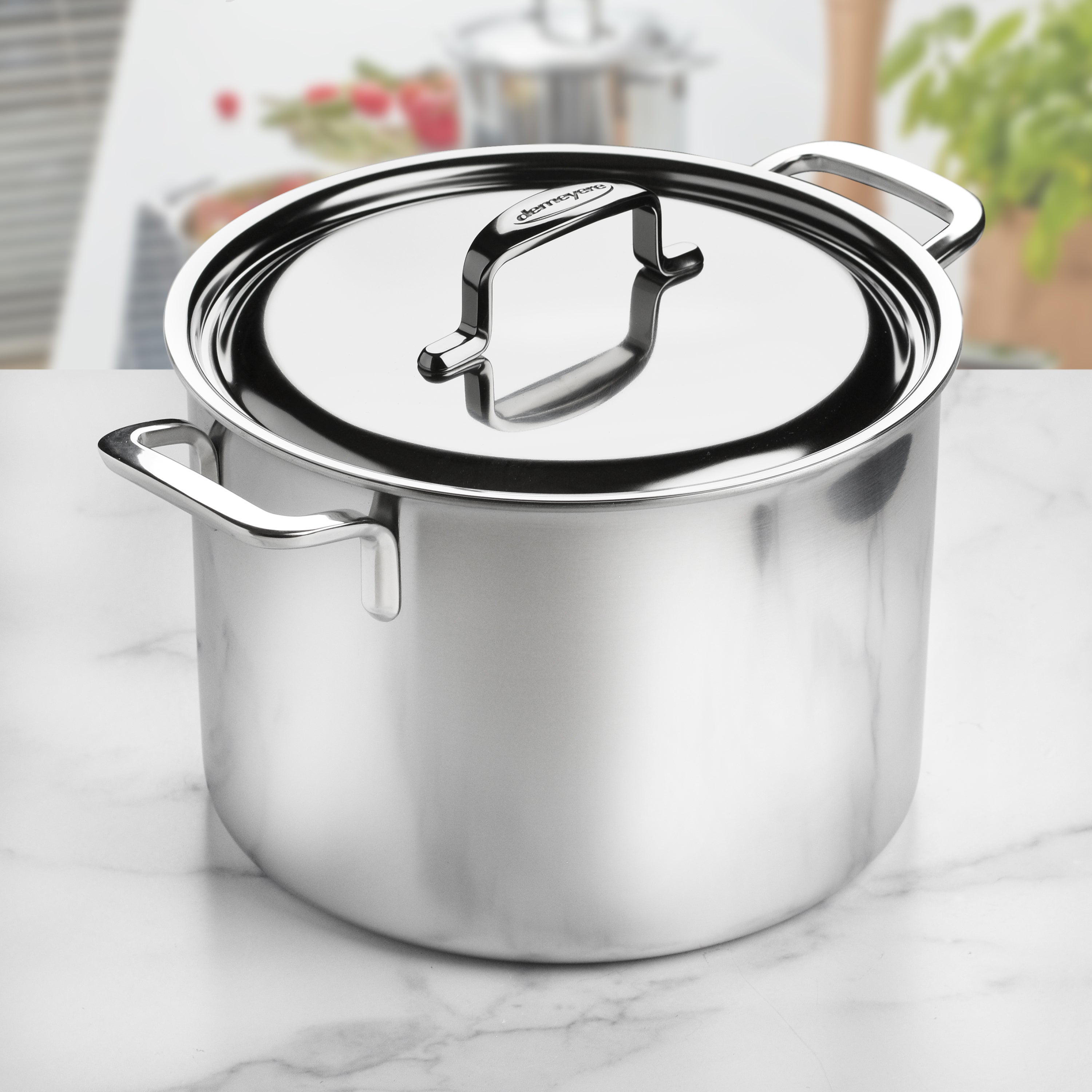 Demeyere 5-Plus 8-quart Stainless Steel Stock Pot