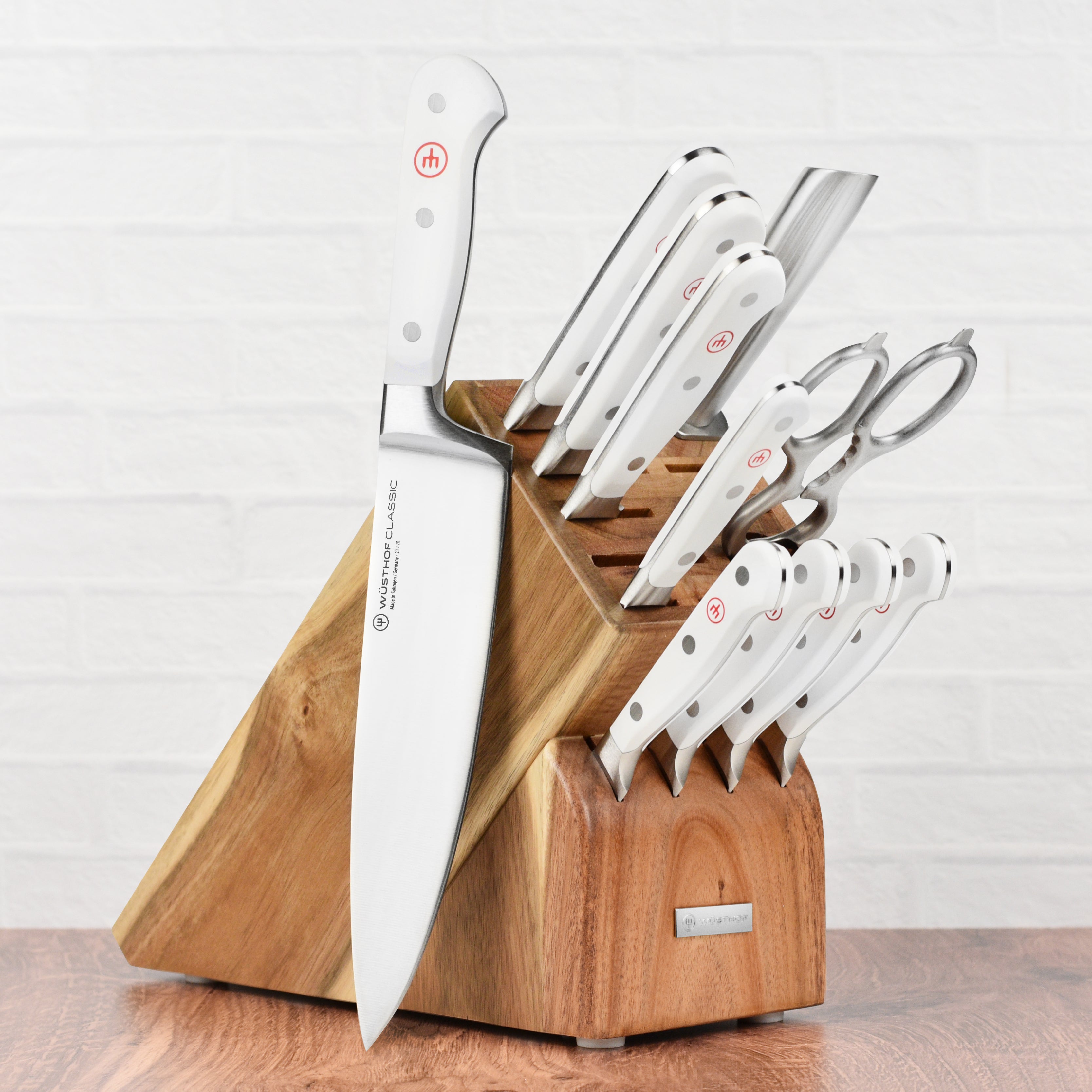 Wusthof Classic White 12 Piece Knife Block Set