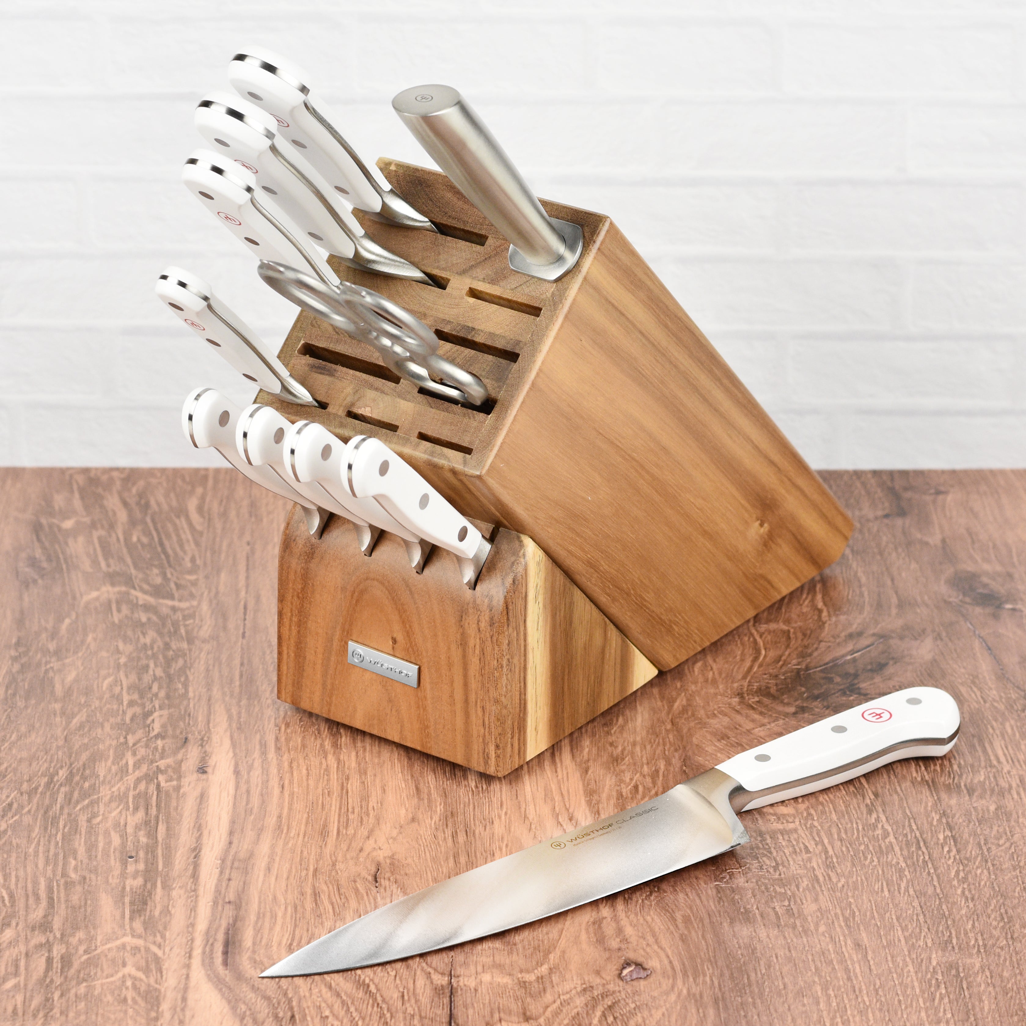 Wusthof Classic White 12 Piece Knife Block Set