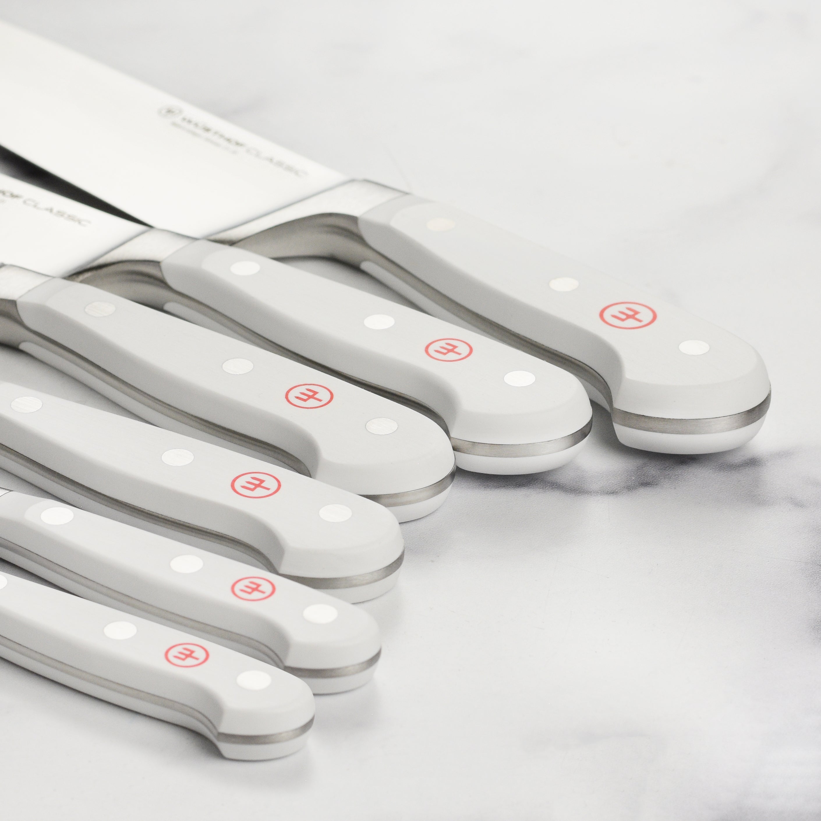 Wusthof Classic White 9 Piece Knife Block Set