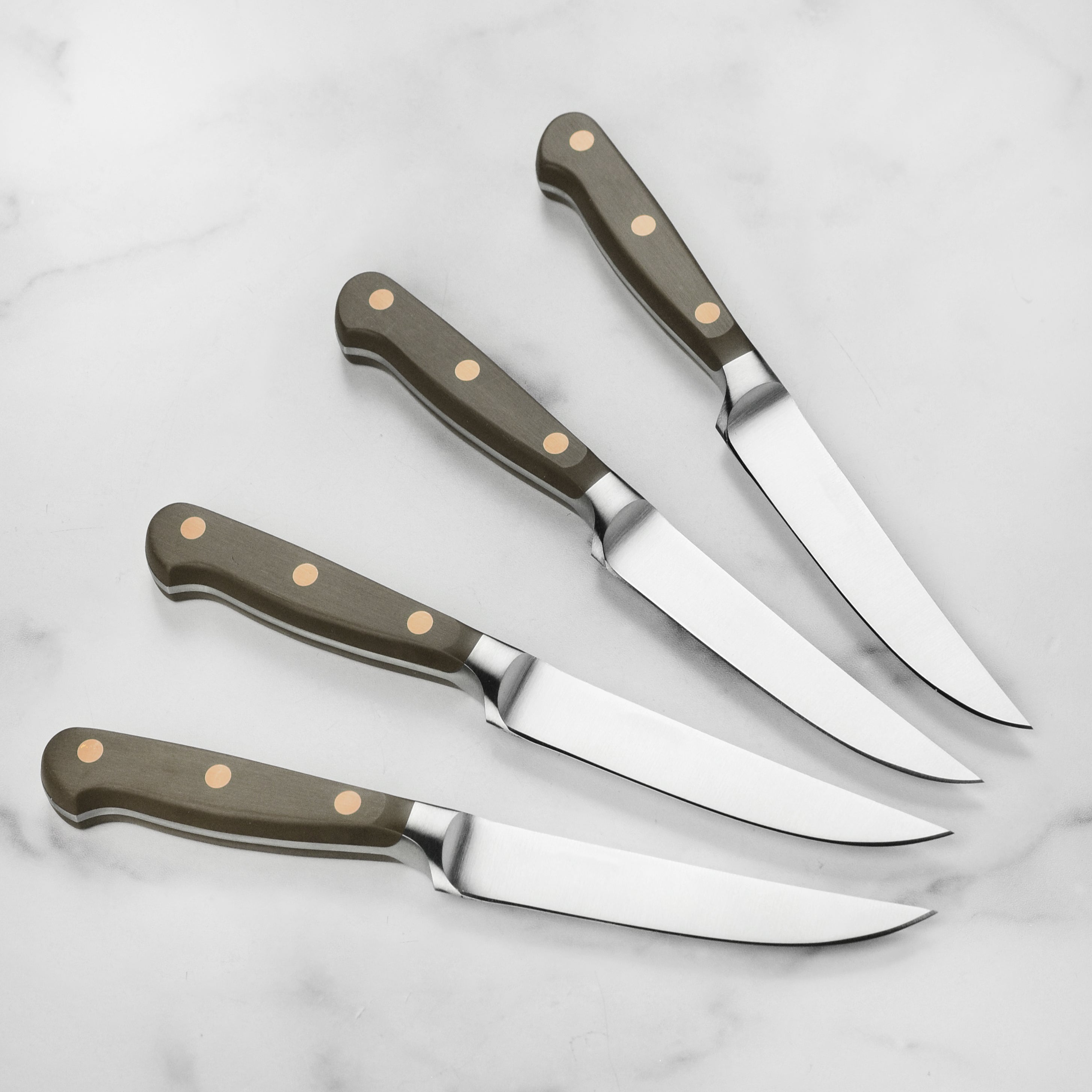 Wusthof Classic 4 Piece Velvet Oyster Steak Knife Set