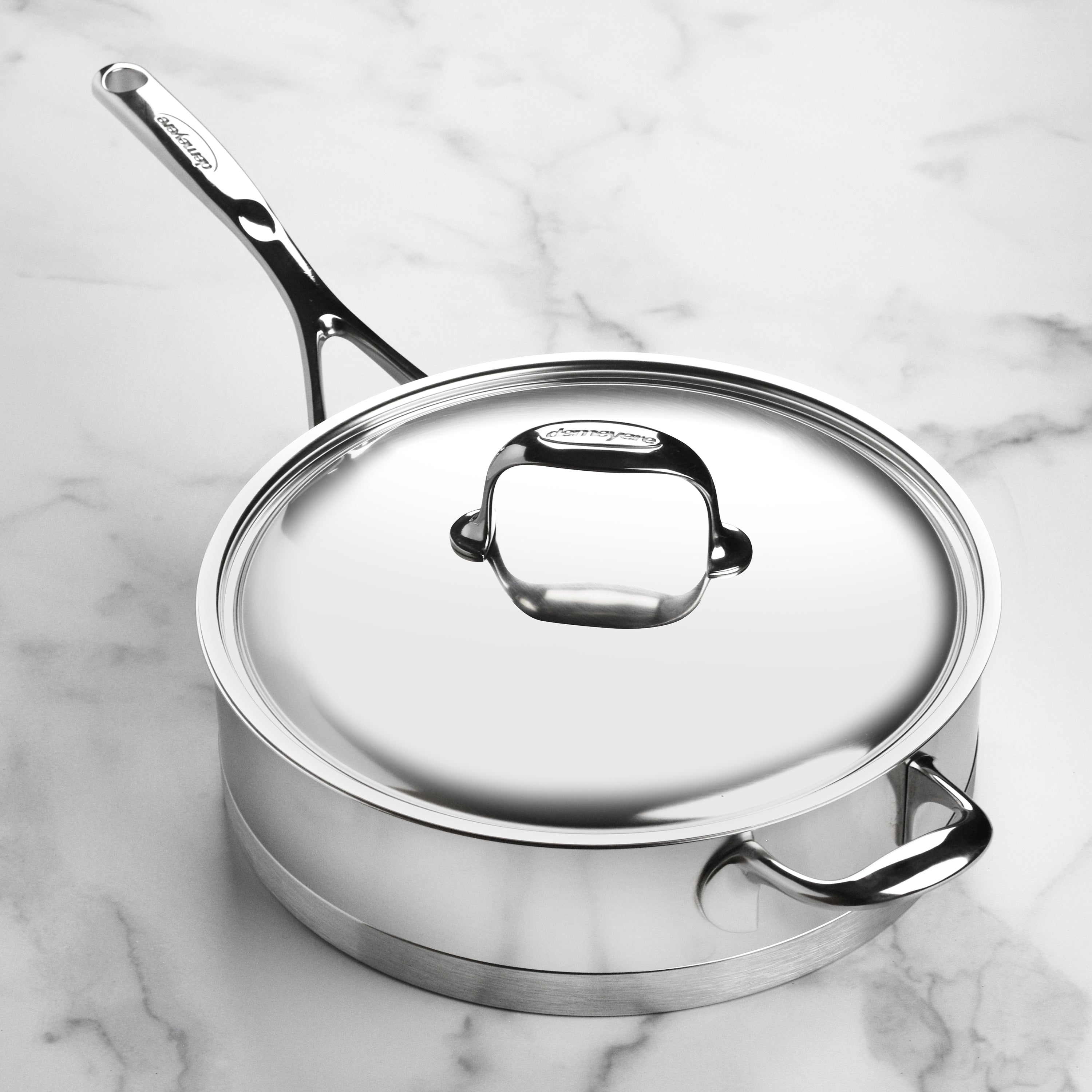 Demeyere Atlantis 4.2-quart Stainless Steel Saute Pan