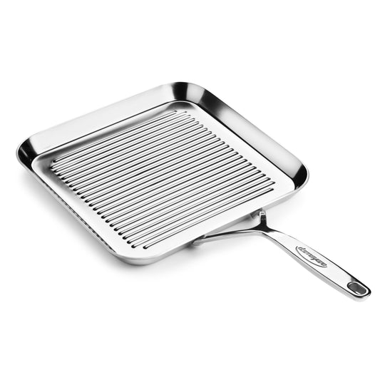 Demeyere 5-Plus Nonstick Fry Pan with Lid - 9.5 Stainless Steel – Cutlery  and More