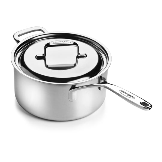 Demeyere 5-Plus Nonstick Fry Pan with Lid - 9.5 Stainless Steel – Cutlery  and More