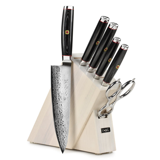 Enso SG2 Steak Knives - 6 Piece Set - Damascus – Cutlery and More