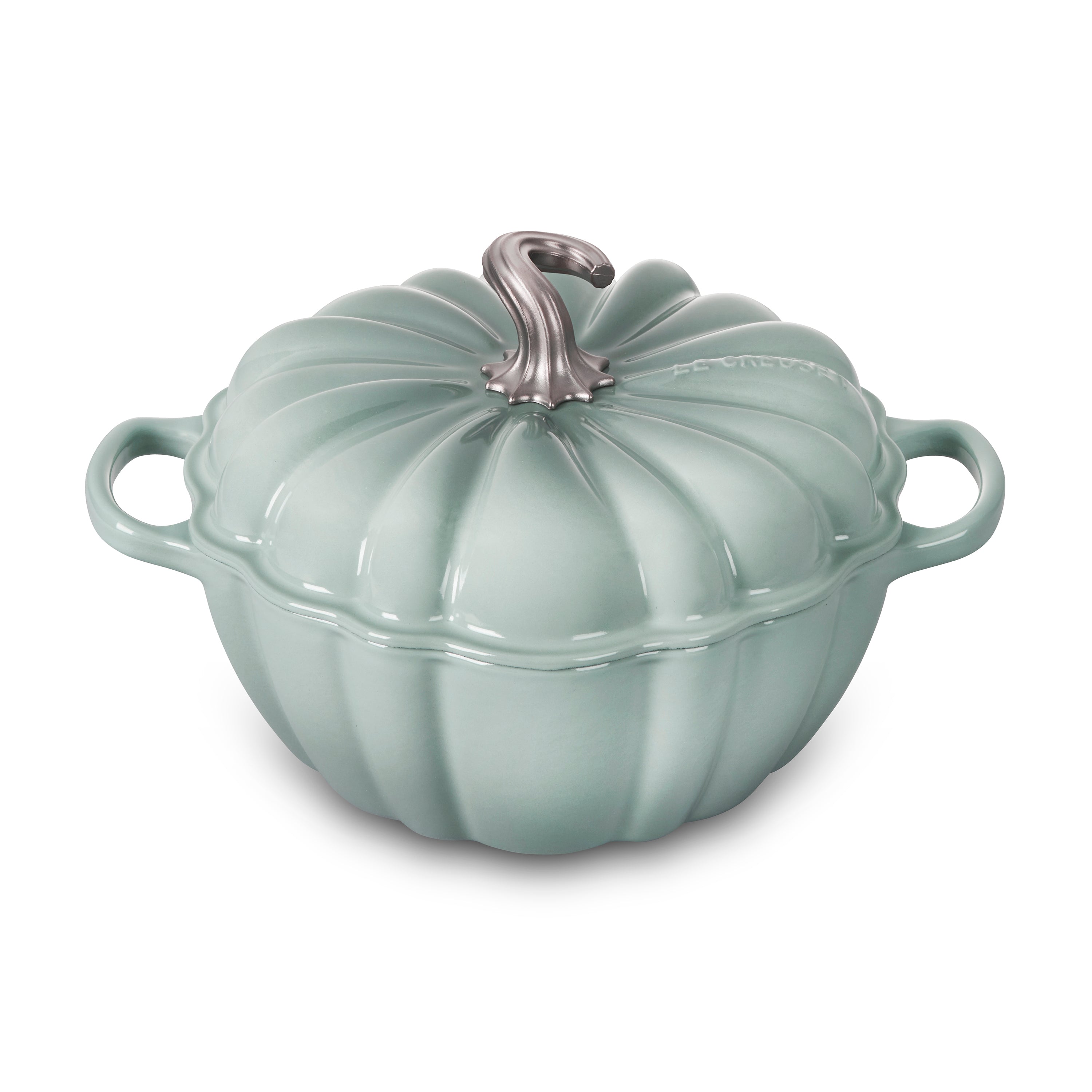 Le Creuset Signature Cast Iron 4-quart Sea Salt Pumpkin Cocotte