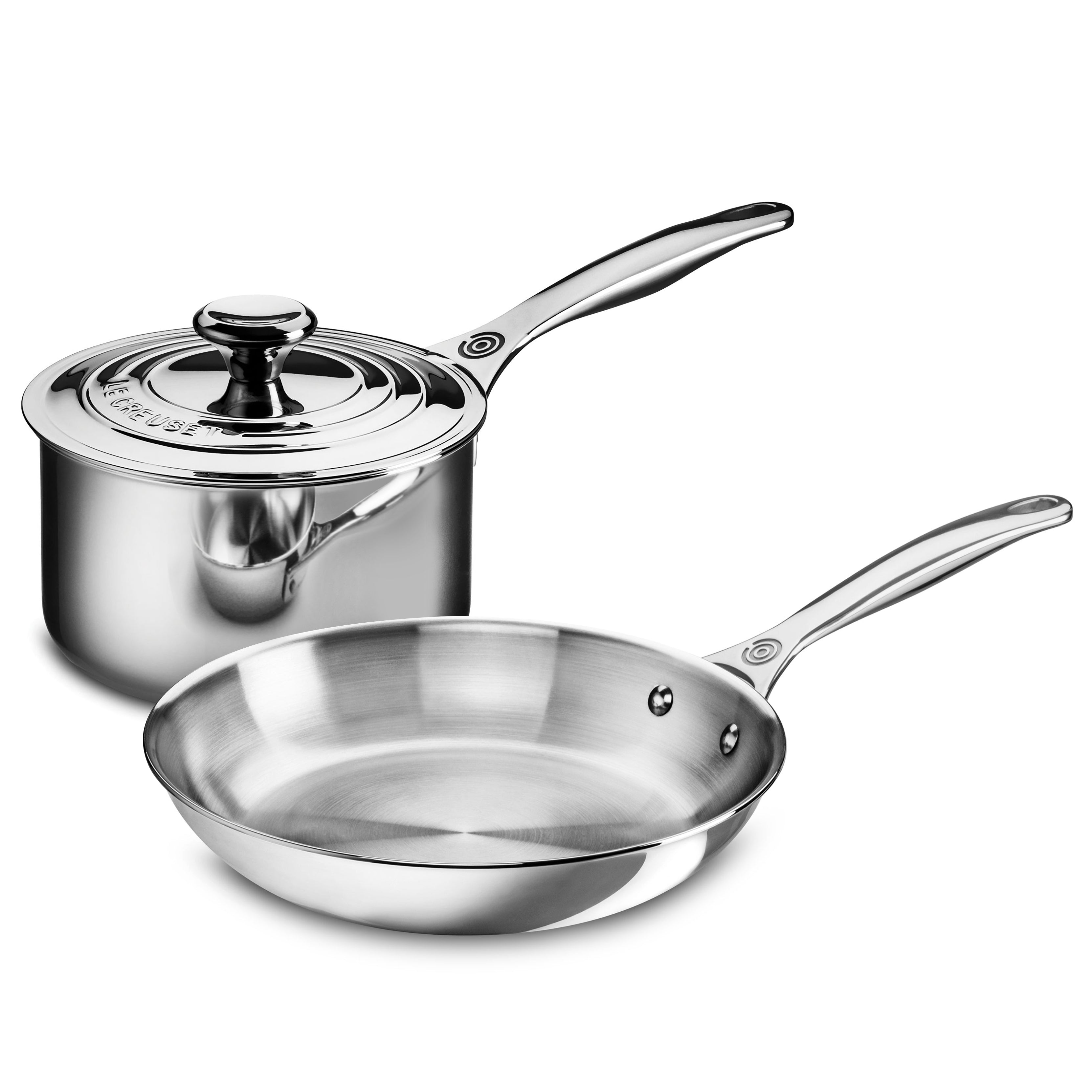 Le Creuset Stainless Steel 3 Piece Cookware Set