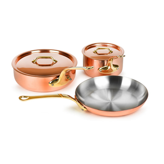 Mauviel M'6S 10 Piece Induction Copper Cookware Set