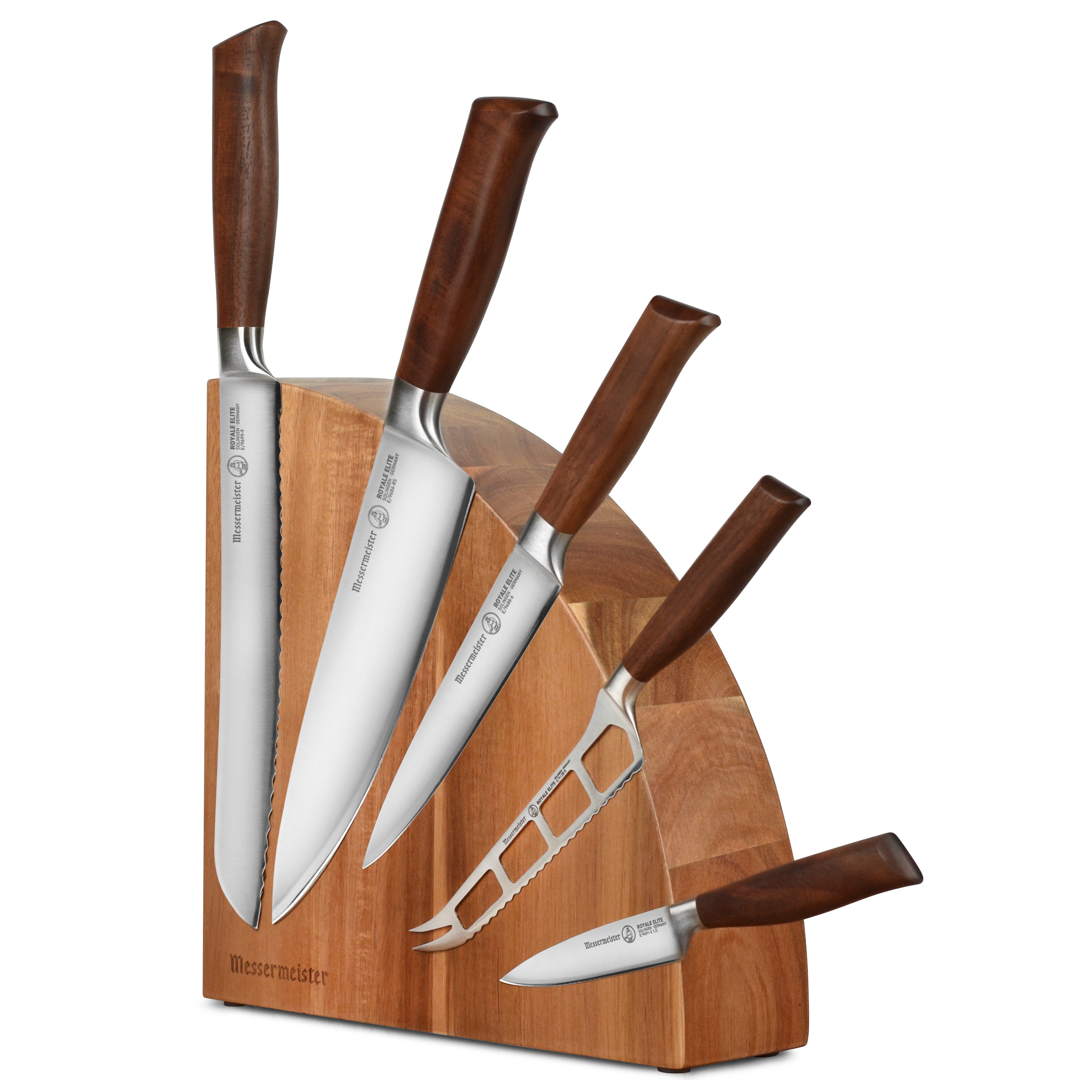 Messermeister Royale Elite 6 Piece Magnetic Knife Block Set