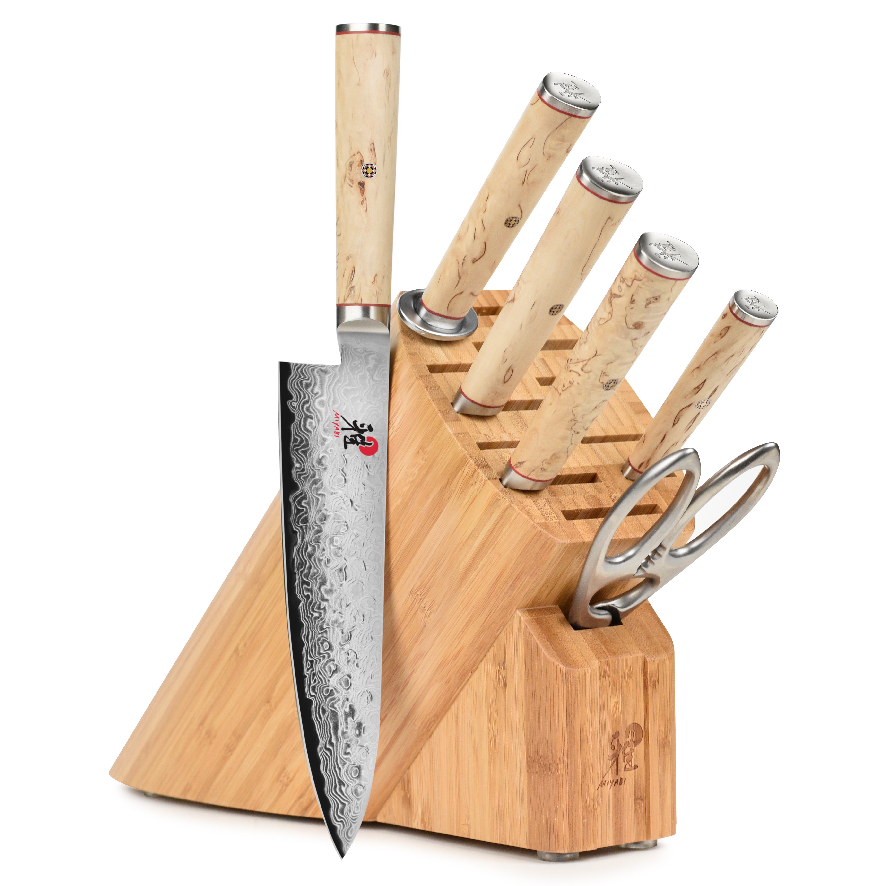 Miyabi Birchwood SG2 7 Piece Knife Block Set