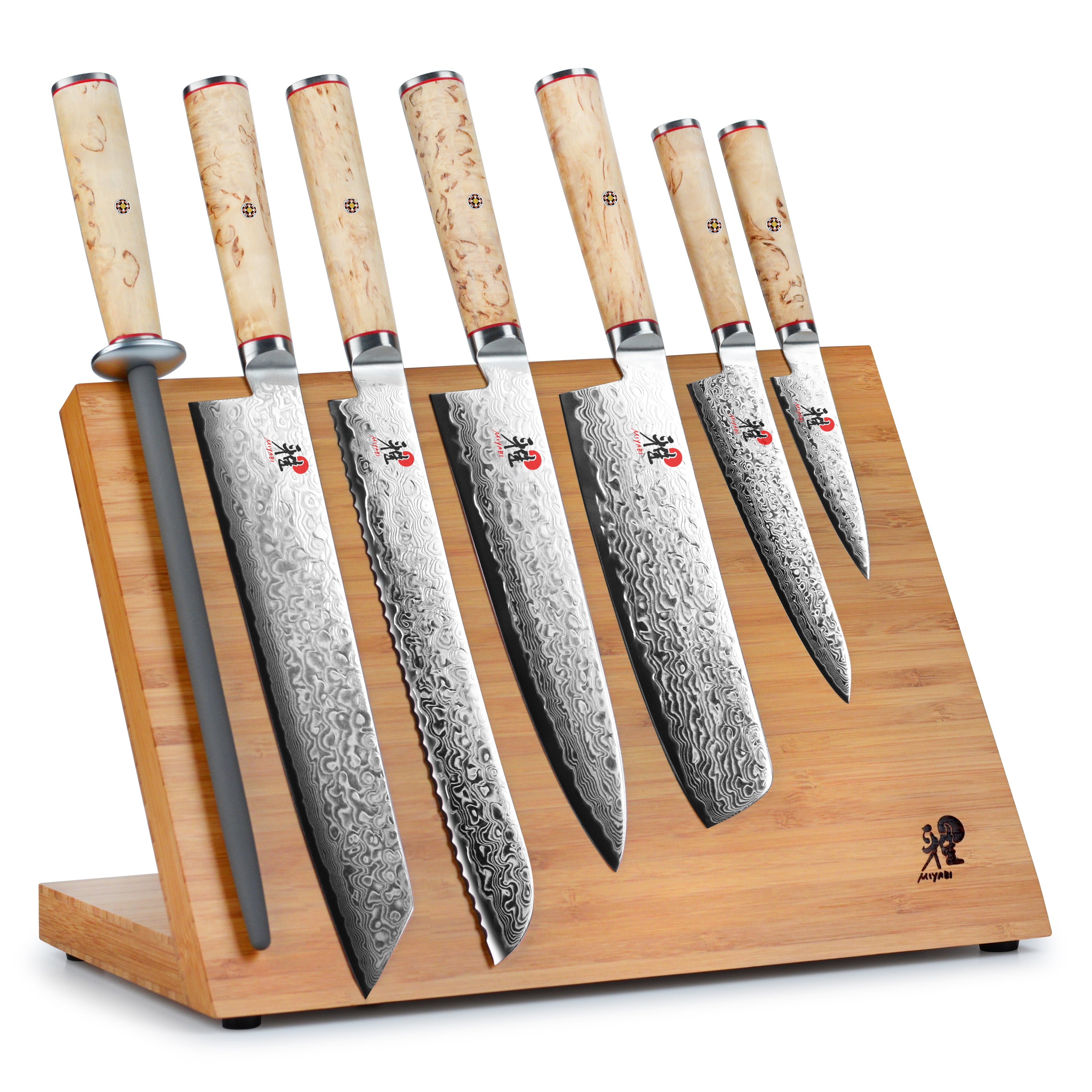 Miyabi Birchwood SG2 8 Piece Magnetic Easel Knife Set