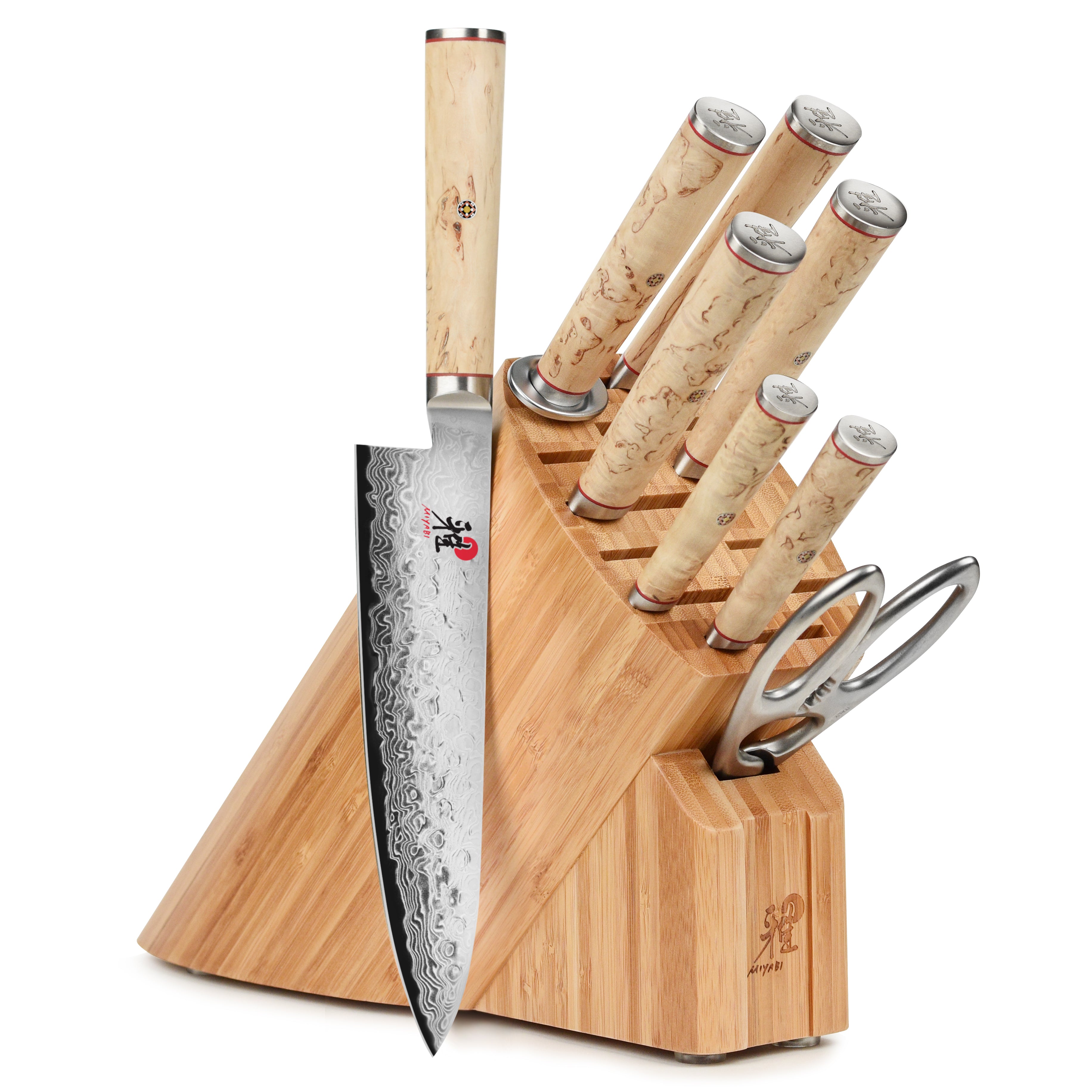 Miyabi Birchwood SG2 9 Piece Knife Block Set