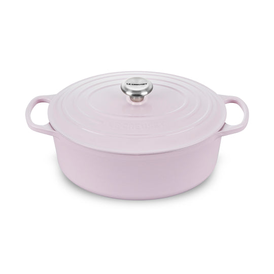 Le Creuset Enameled Cast Iron Signature 5 Quart Oval Dutch Oven in Flame —  Las Cosas Kitchen Shoppe