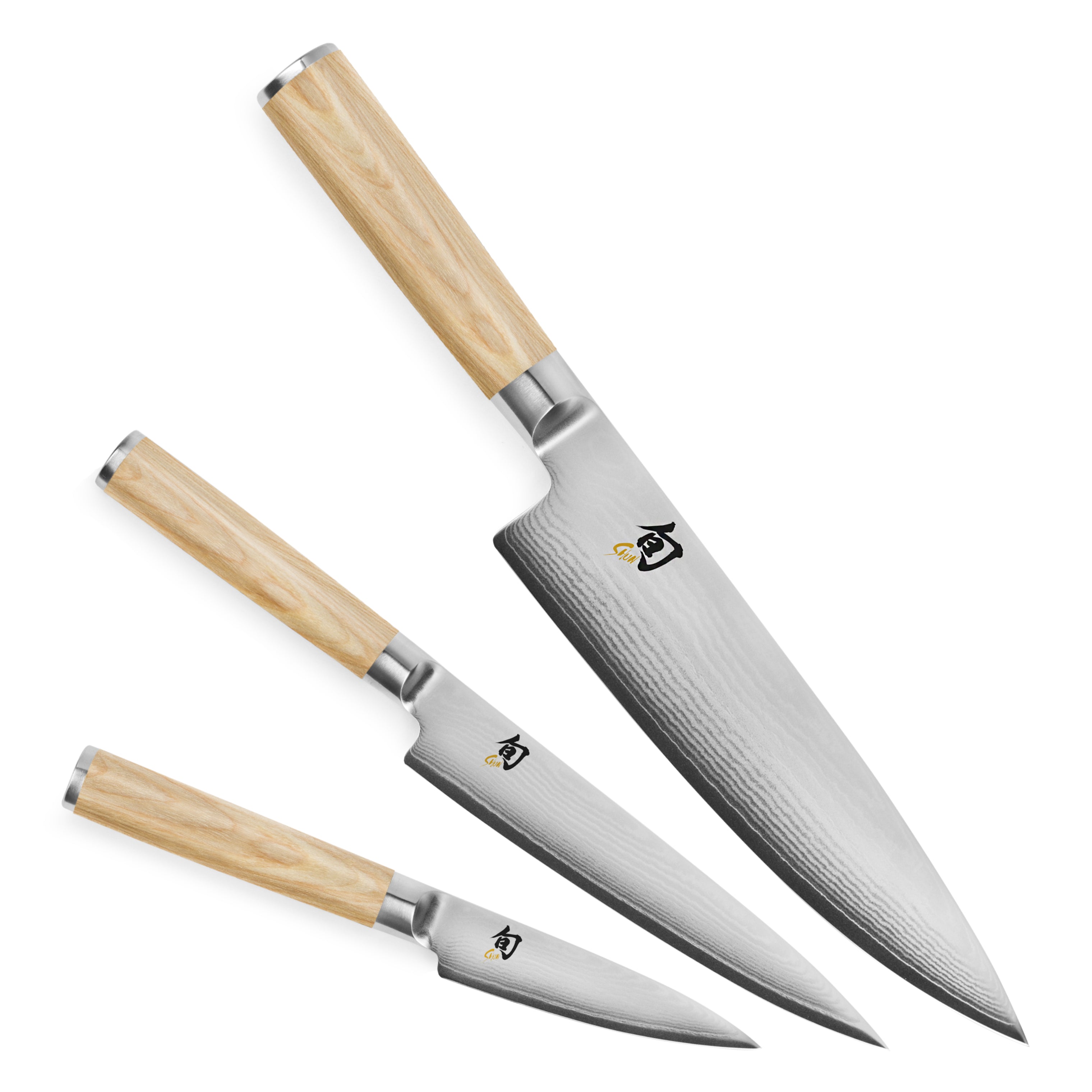 Shun Classic Blonde 3 Piece Knife Set