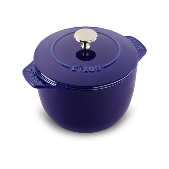 Staub Dutch Oven - 7-qt Cast Iron Cocotte - Sapphire Blue – Cutlery and More