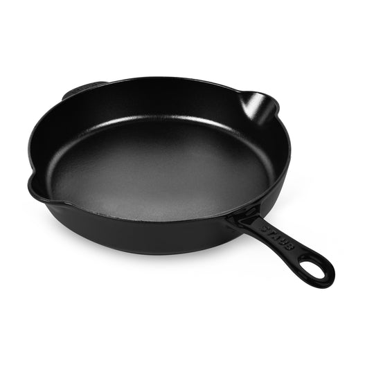 Staub Stackable Cast Iron Cookware Set - 4 Piece Matte Black – Cutlery and  More