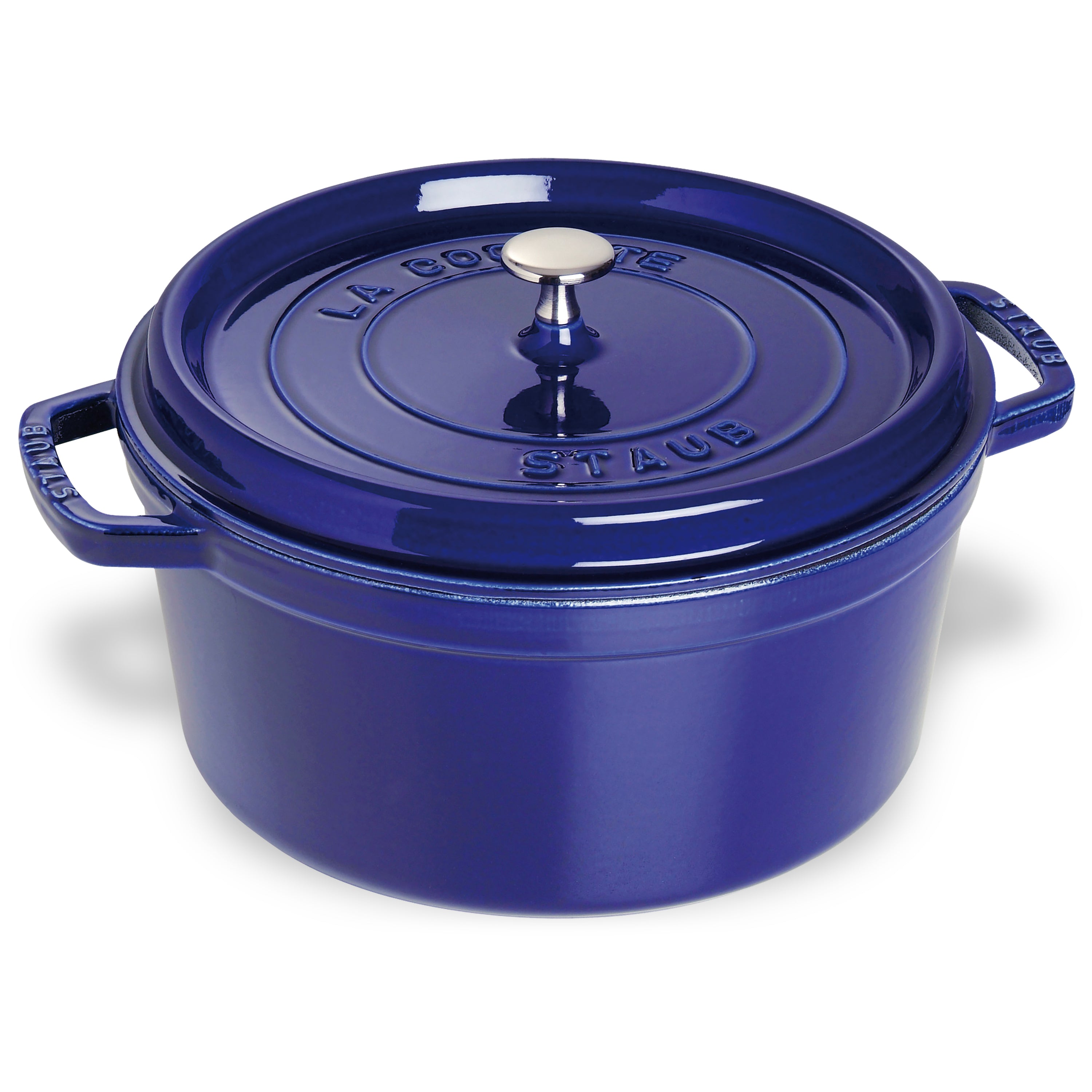 Staub 13.25-quart Sapphire Blue Round Dutch Oven