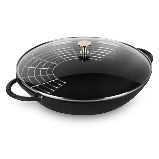 Staub Stackable Cast Iron Cookware Set - 4 Piece Matte Black – Cutlery and  More