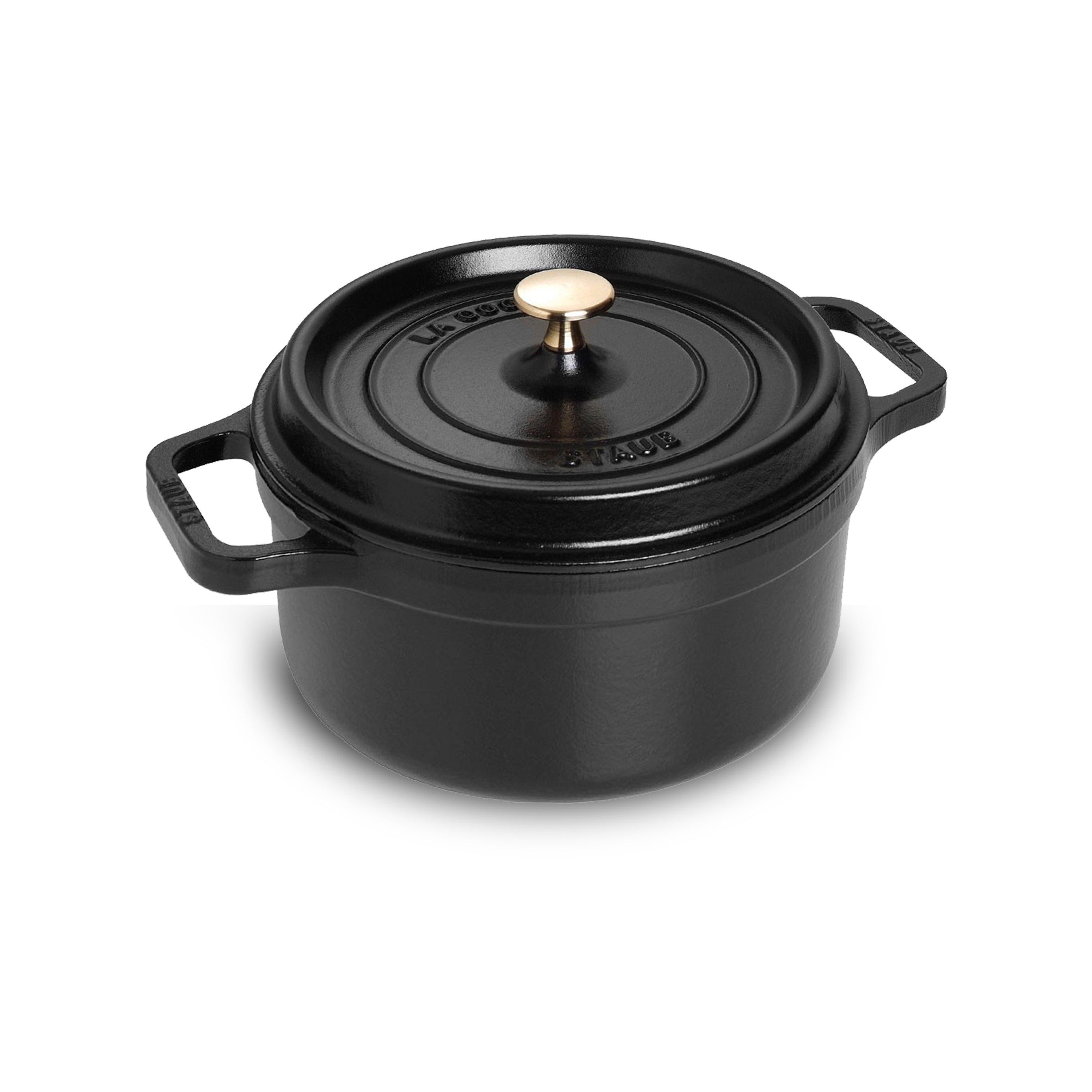 Staub 2.75-quart Matte Black Round Dutch Oven