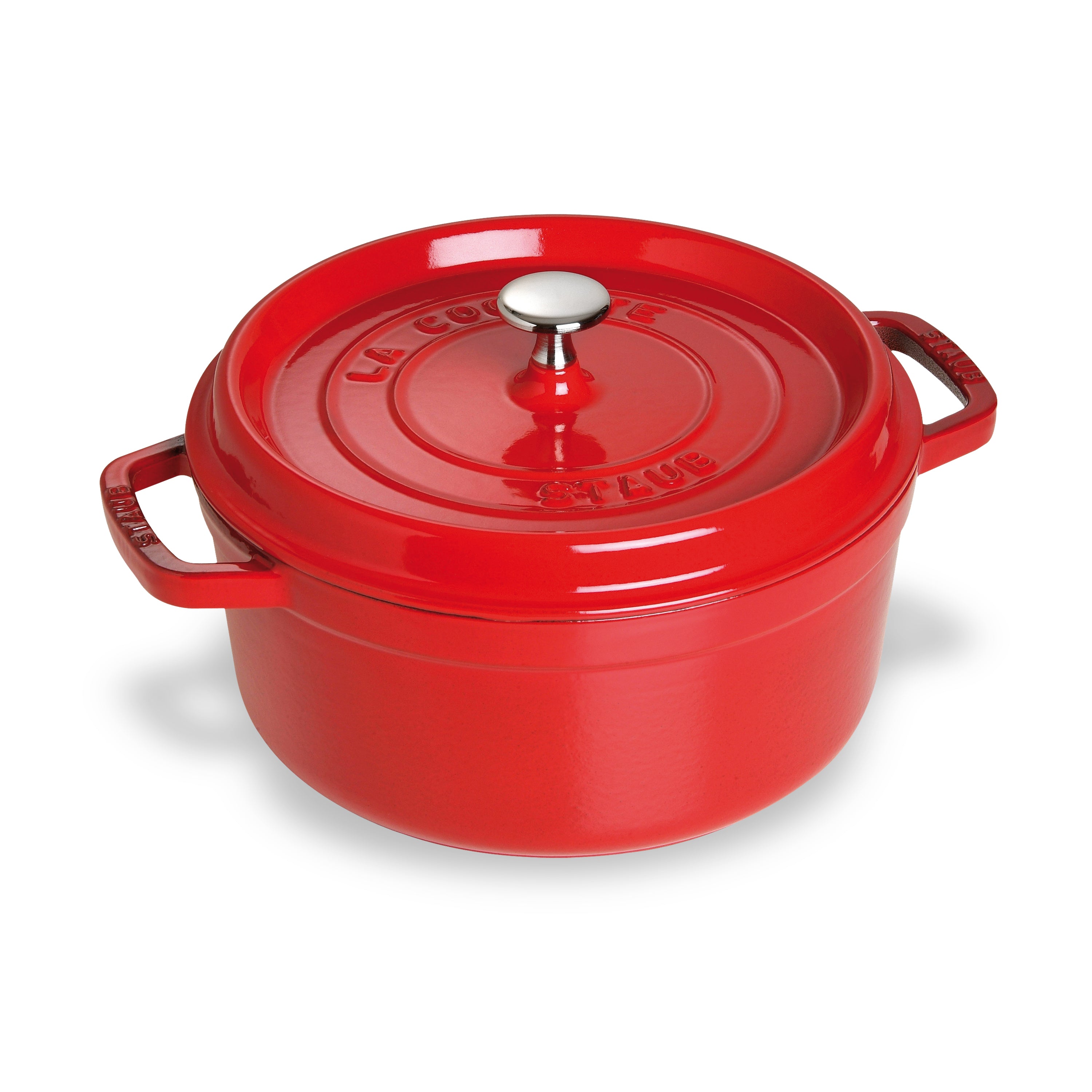 Staub 5.5-quart Cherry Red Round Dutch Oven