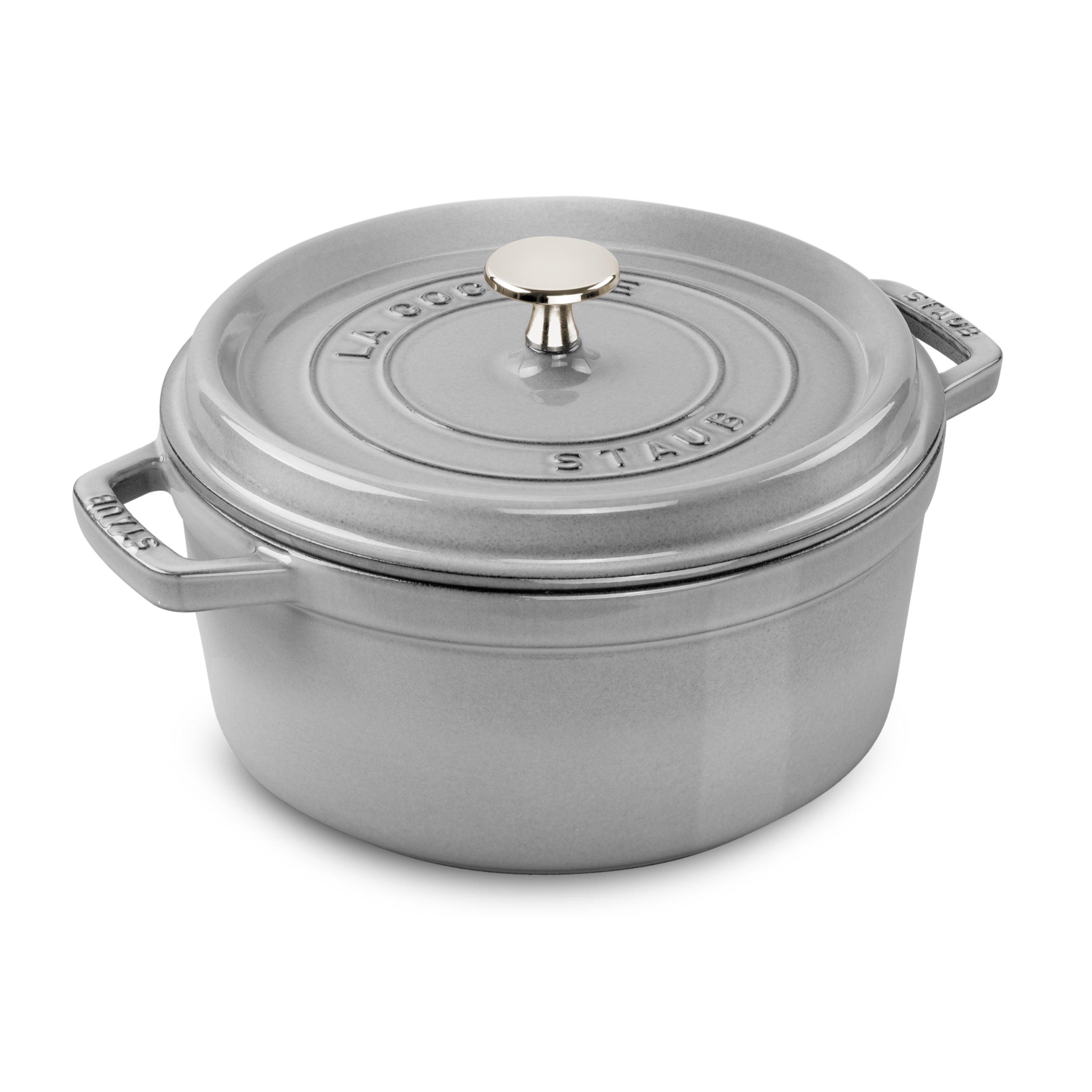 Staub 7-quart Graphite Gray Round Dutch Oven