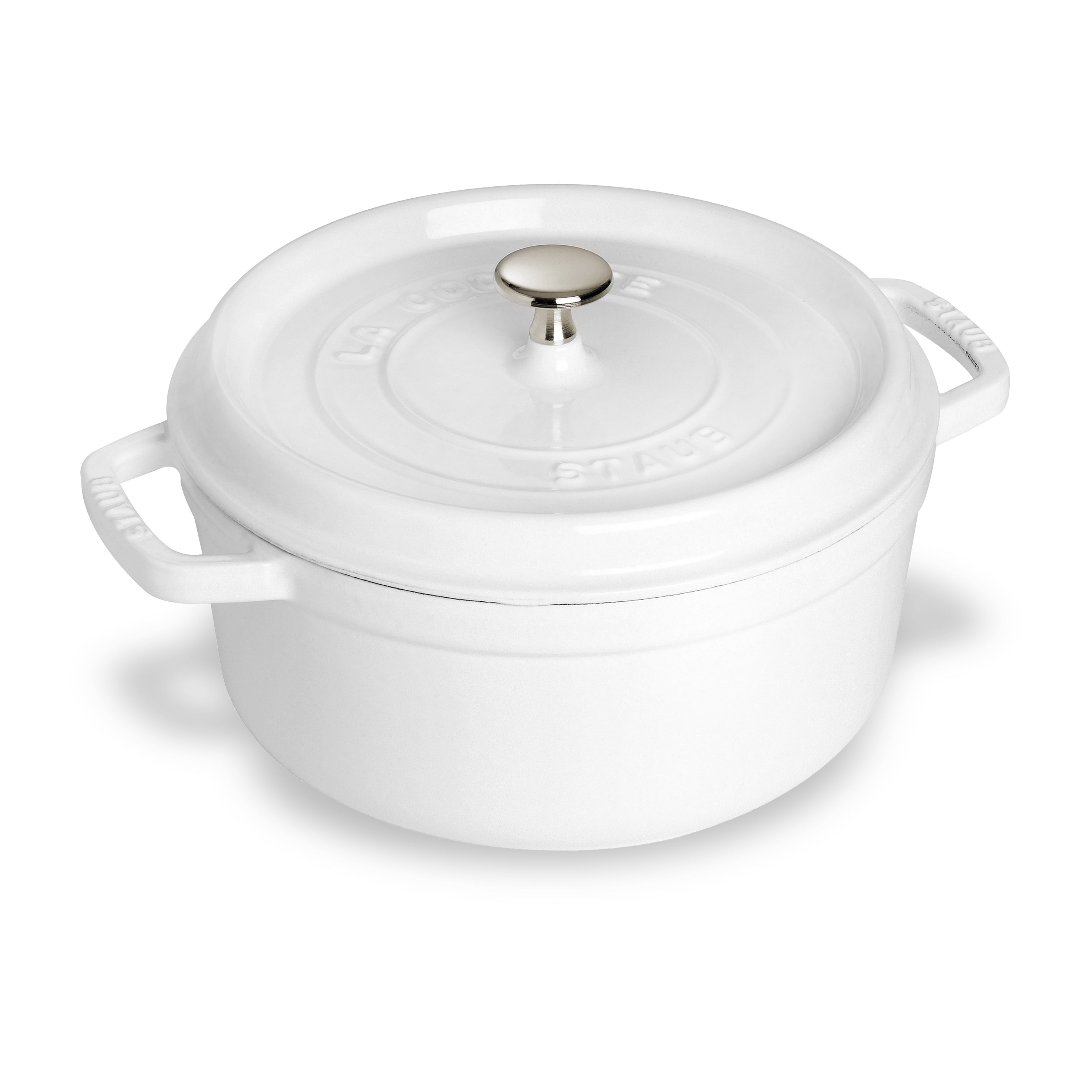 Staub 7-quart White Round Dutch Oven