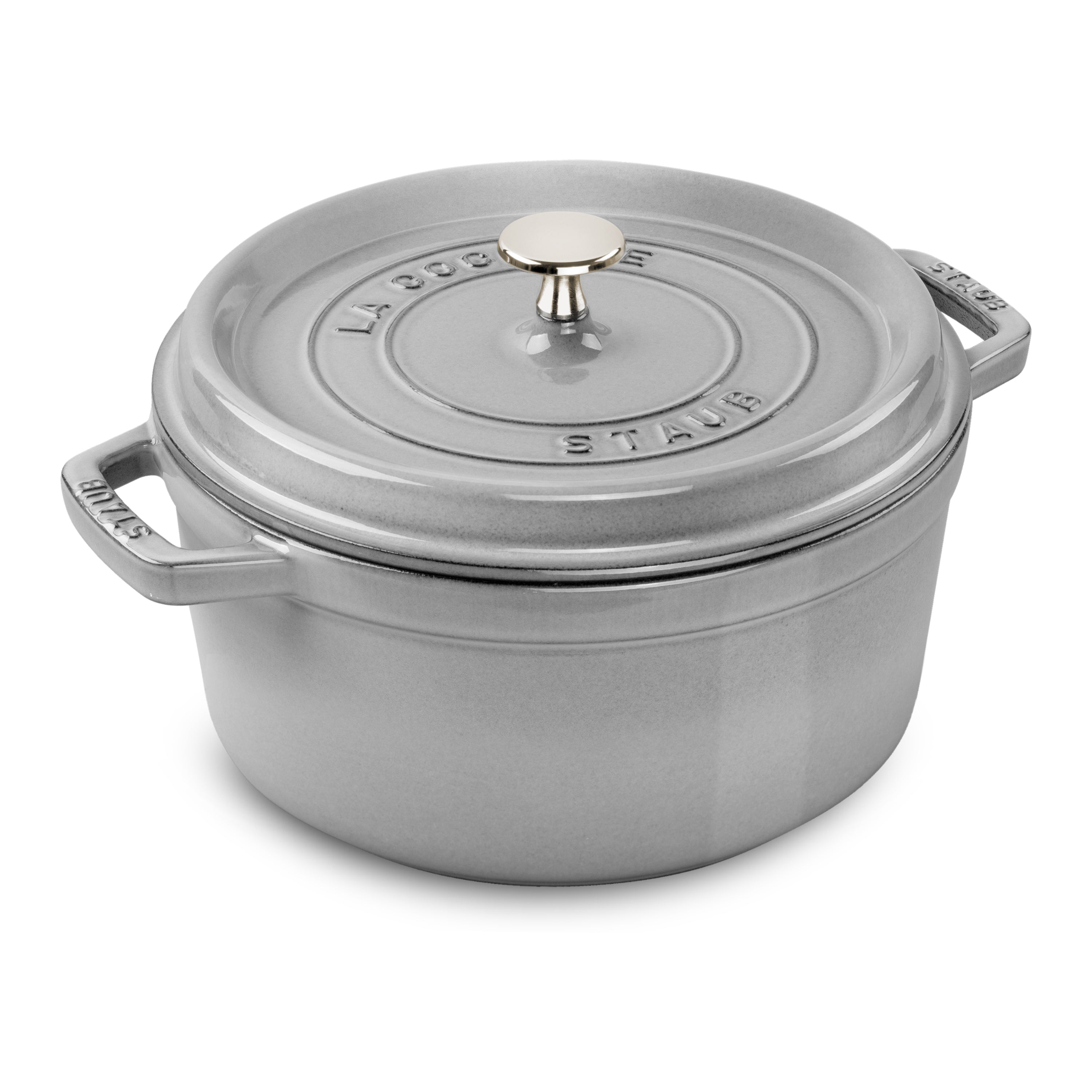 Staub 9-quart Graphite Gray Round Dutch Oven