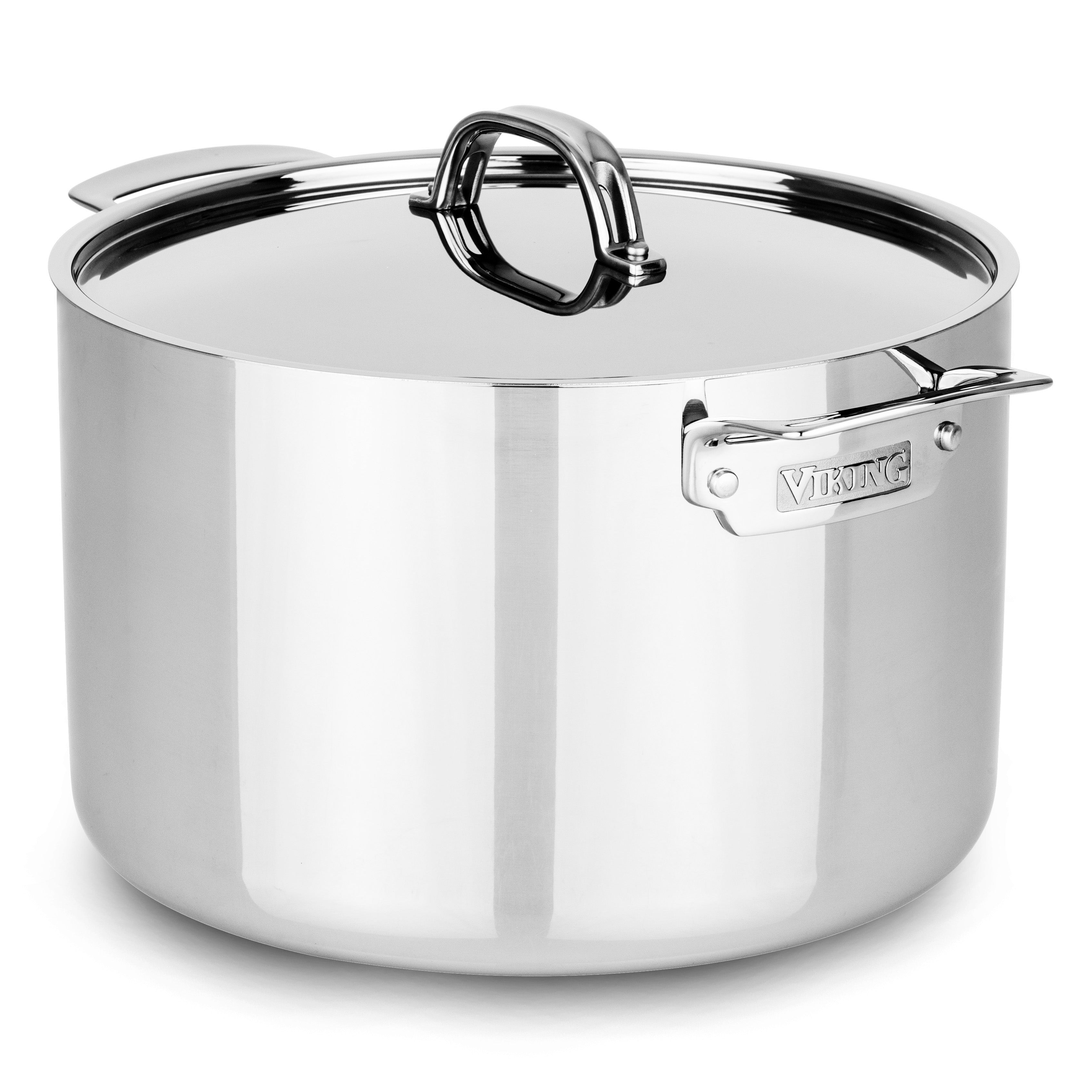 Viking 12-quart Tri-Ply Stainless Steel Stock Pot