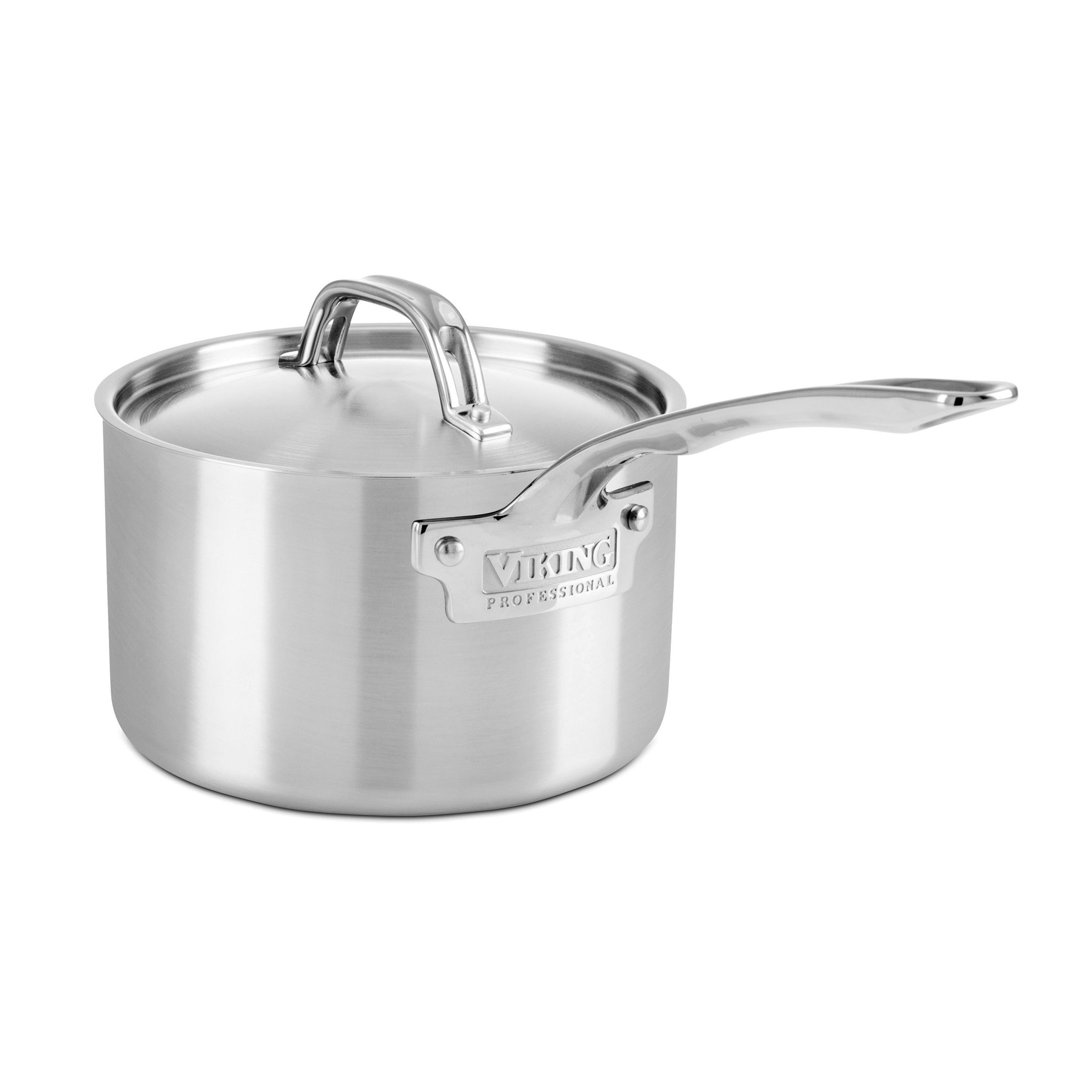 Viking Professional 5-ply 3-quart Stainless Steel Saucepan