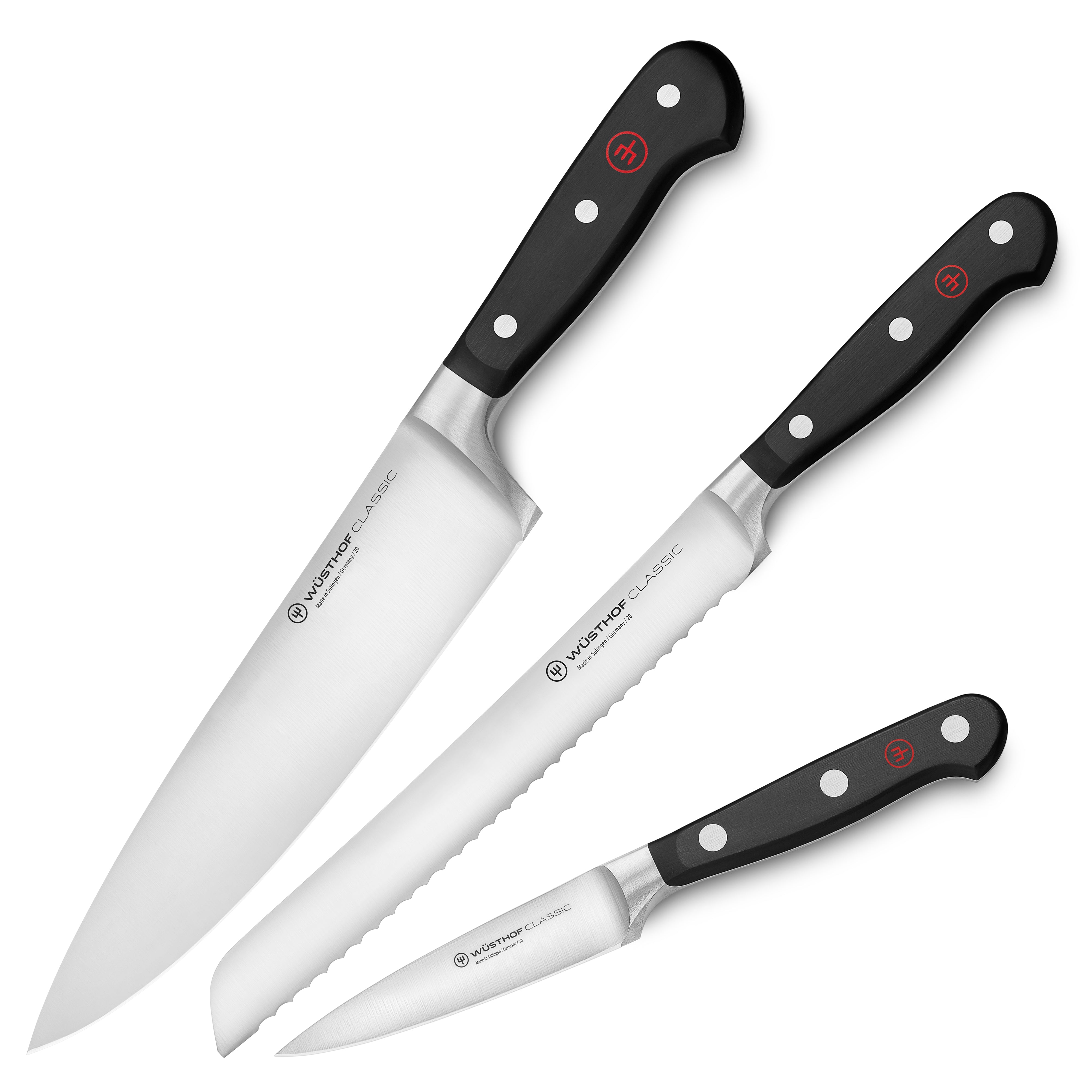 Wusthof Classic 3 Piece Knife Set