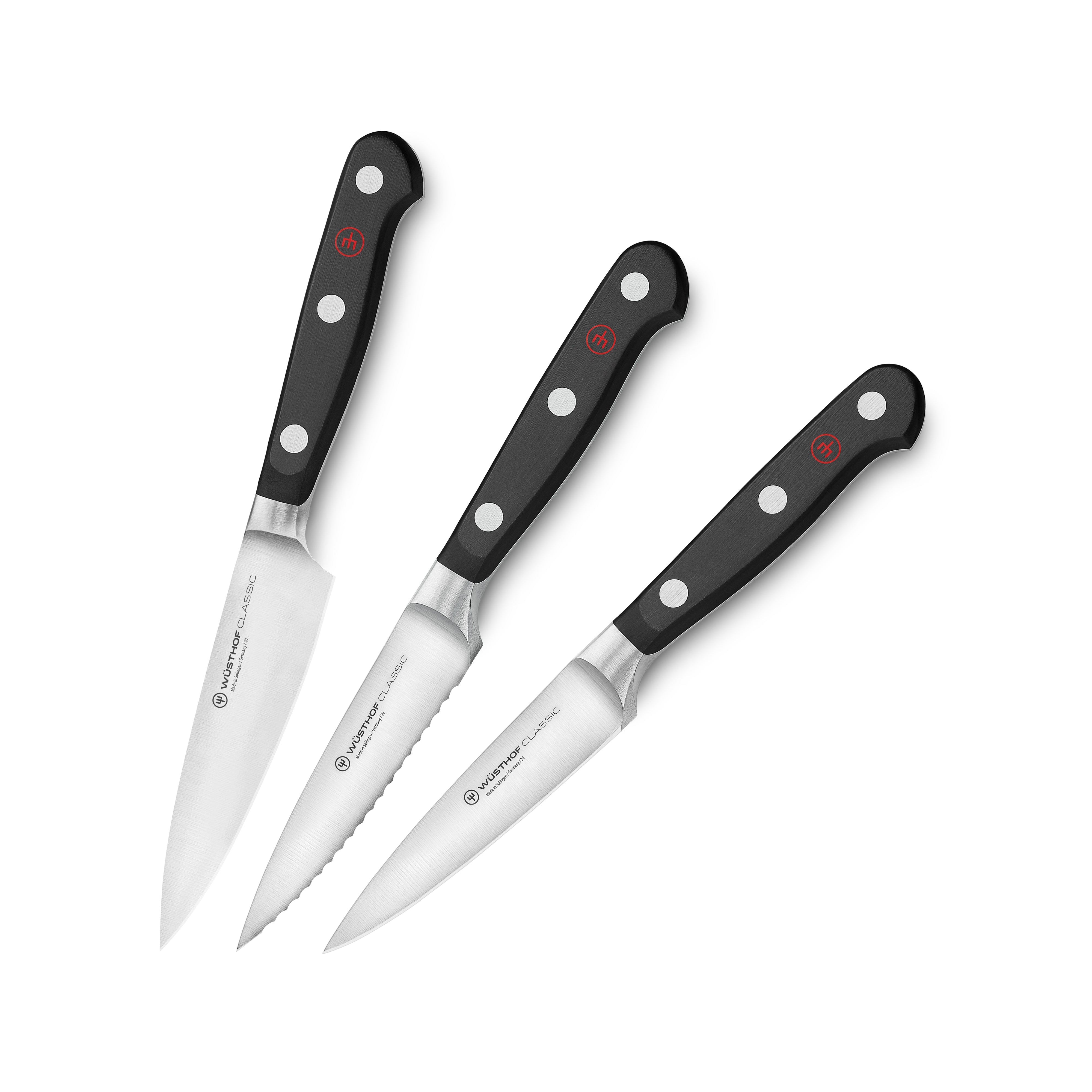 Wusthof Classic 3 Piece Paring Knife Set