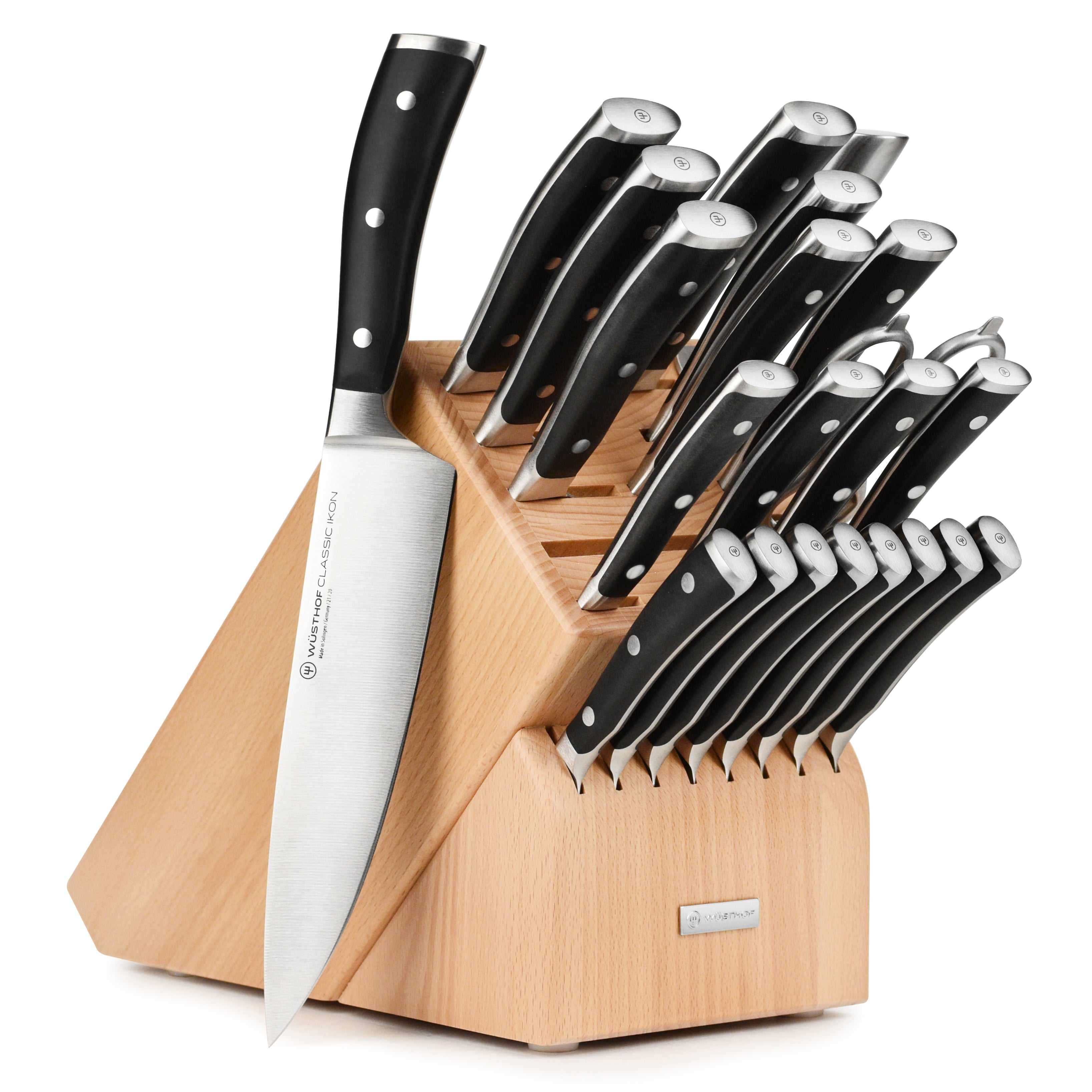 Wusthof Classic Ikon 23 Piece Walnut Knife Block Set