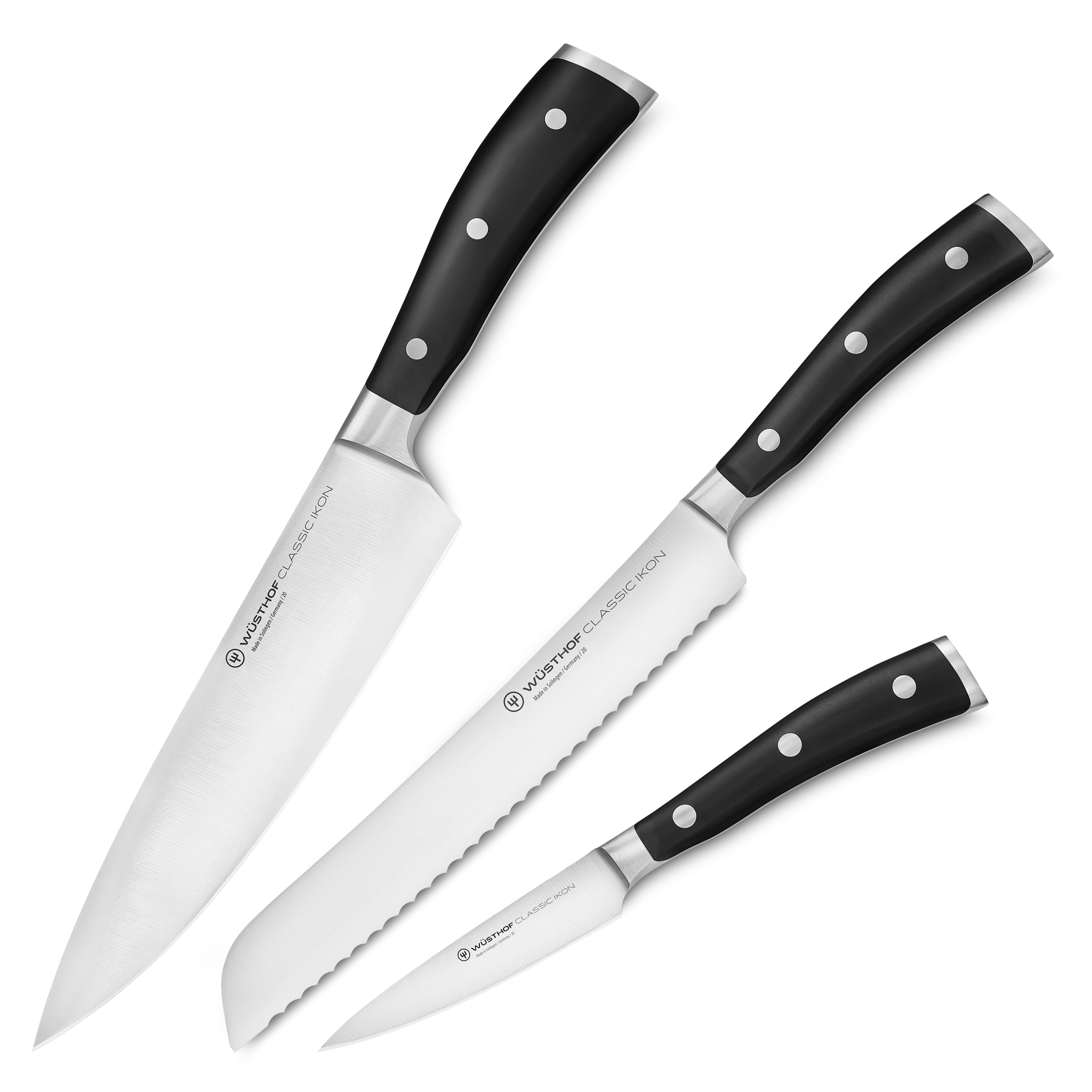 Wusthof Classic Ikon 3 Piece Knife Set