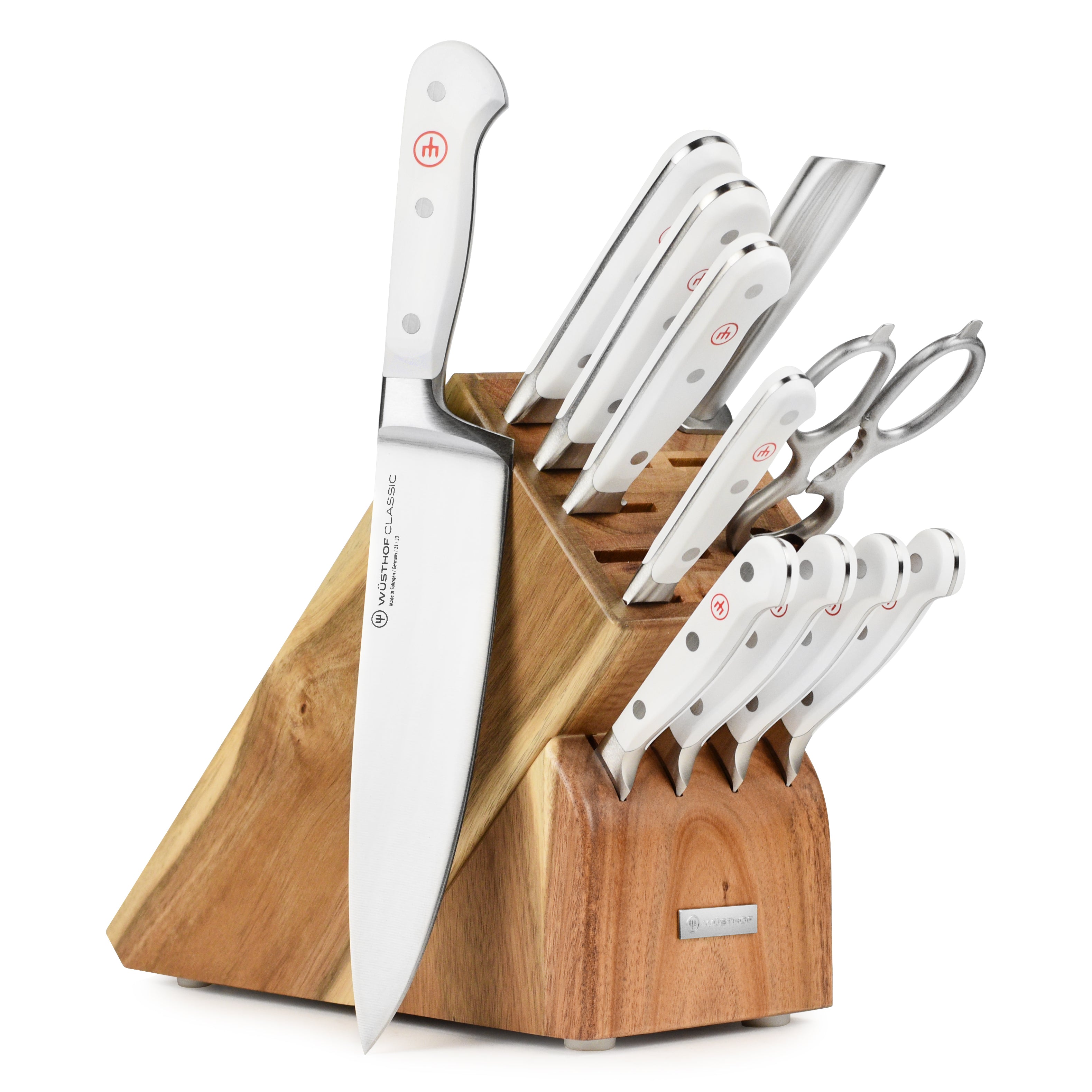 Wusthof Classic White 12 Piece Knife Block Set