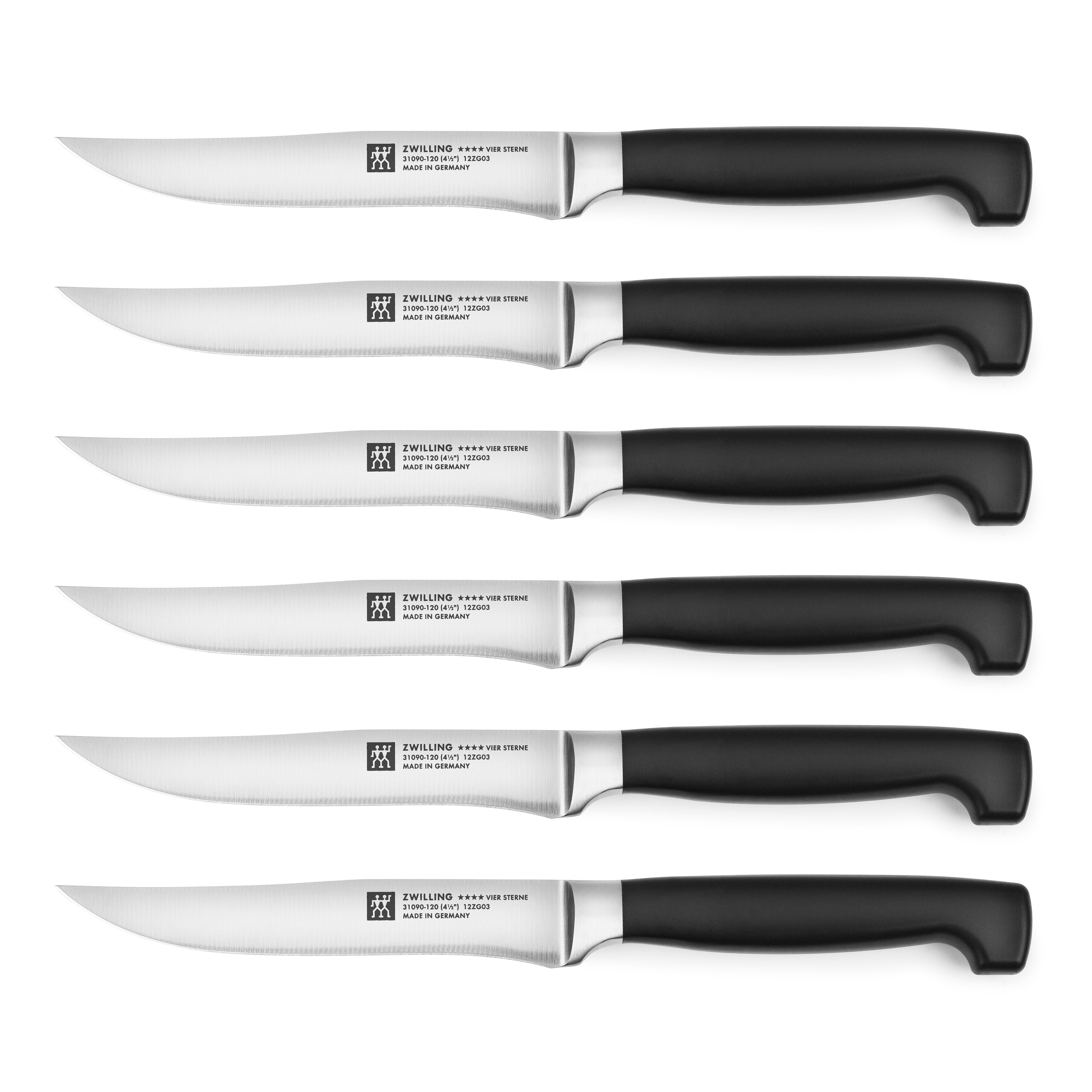 Zwilling Four Star 6 Piece Steak Knife Set