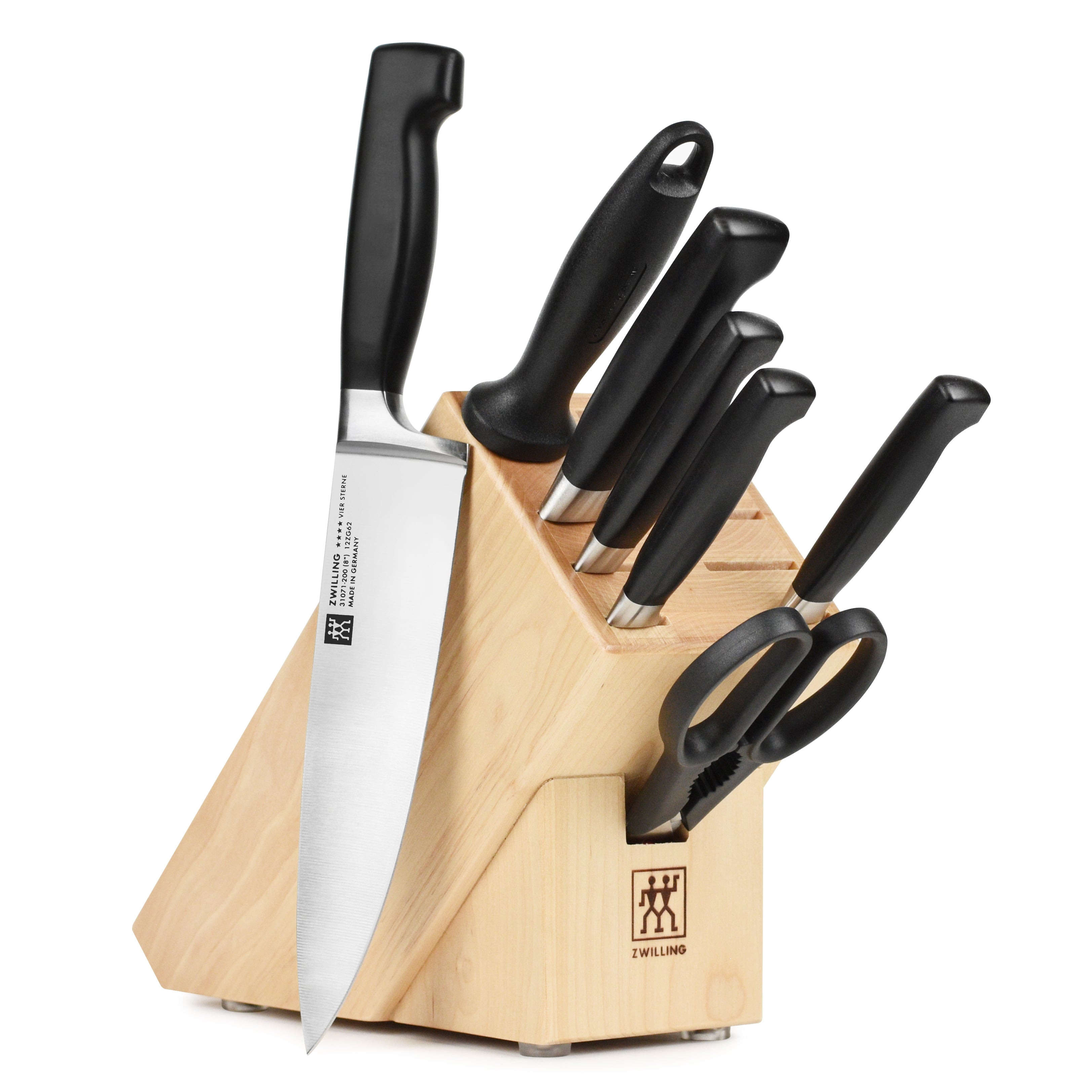 Zwilling Four Star 8 Piece Knife Block Set