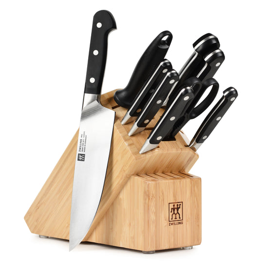 Zwilling J.A. Henckels Professional S Knife Block Set - 10 Piece Acacia –  Cutlery and More