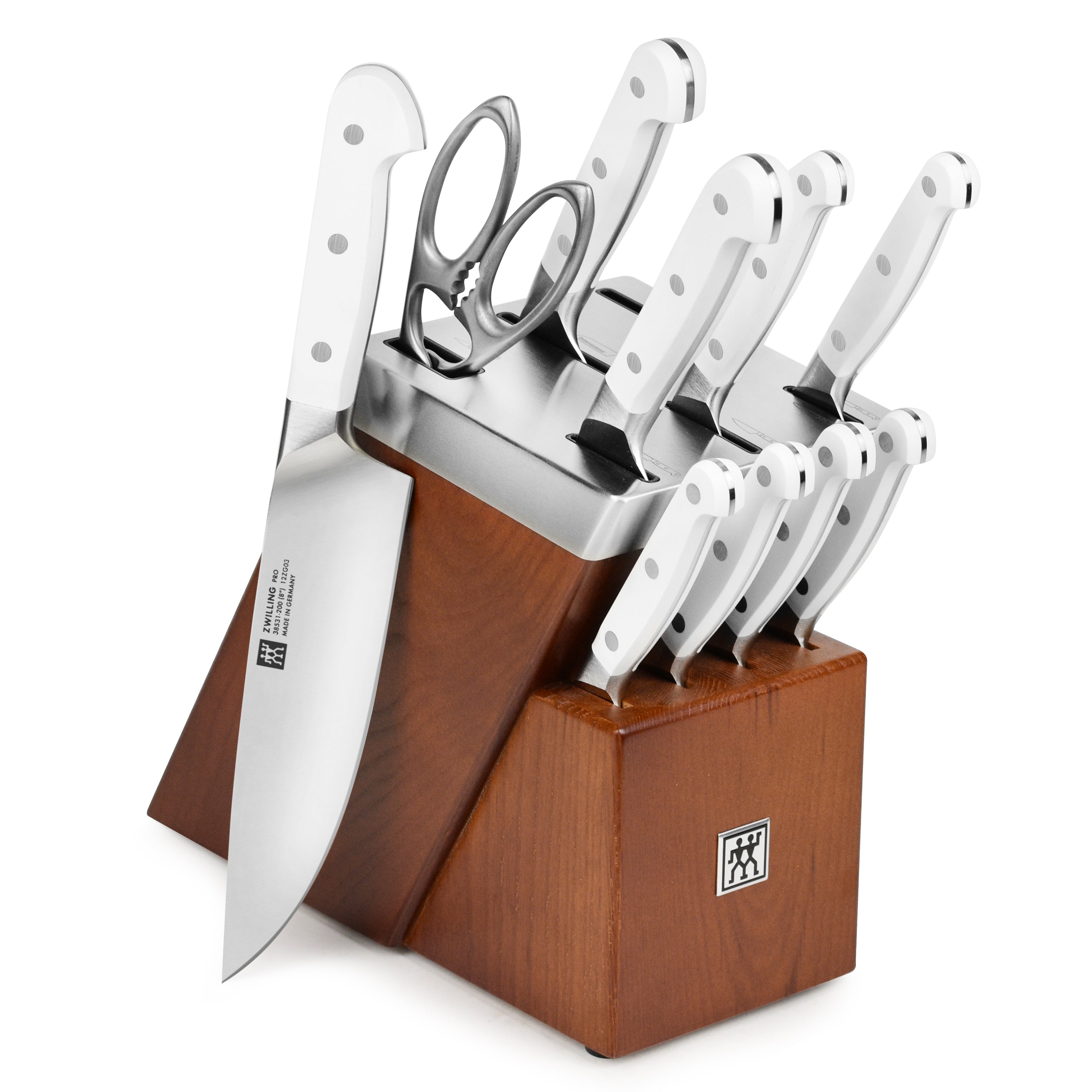 Zwilling Pro Le Blanc 11 Piece Self-Sharpening Knife Block Set