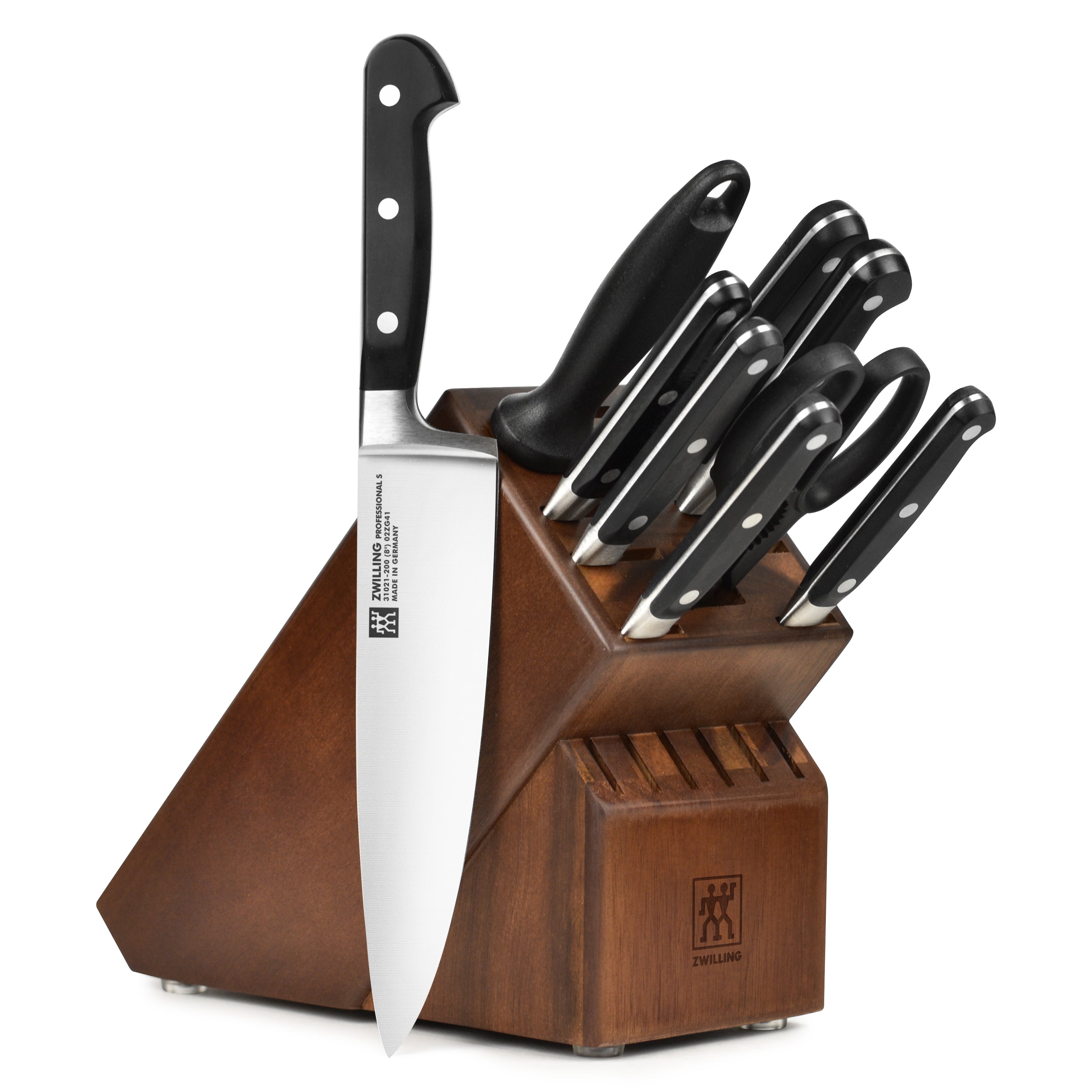 Zwilling Professional S 10 Piece Acacia Knife Block Set