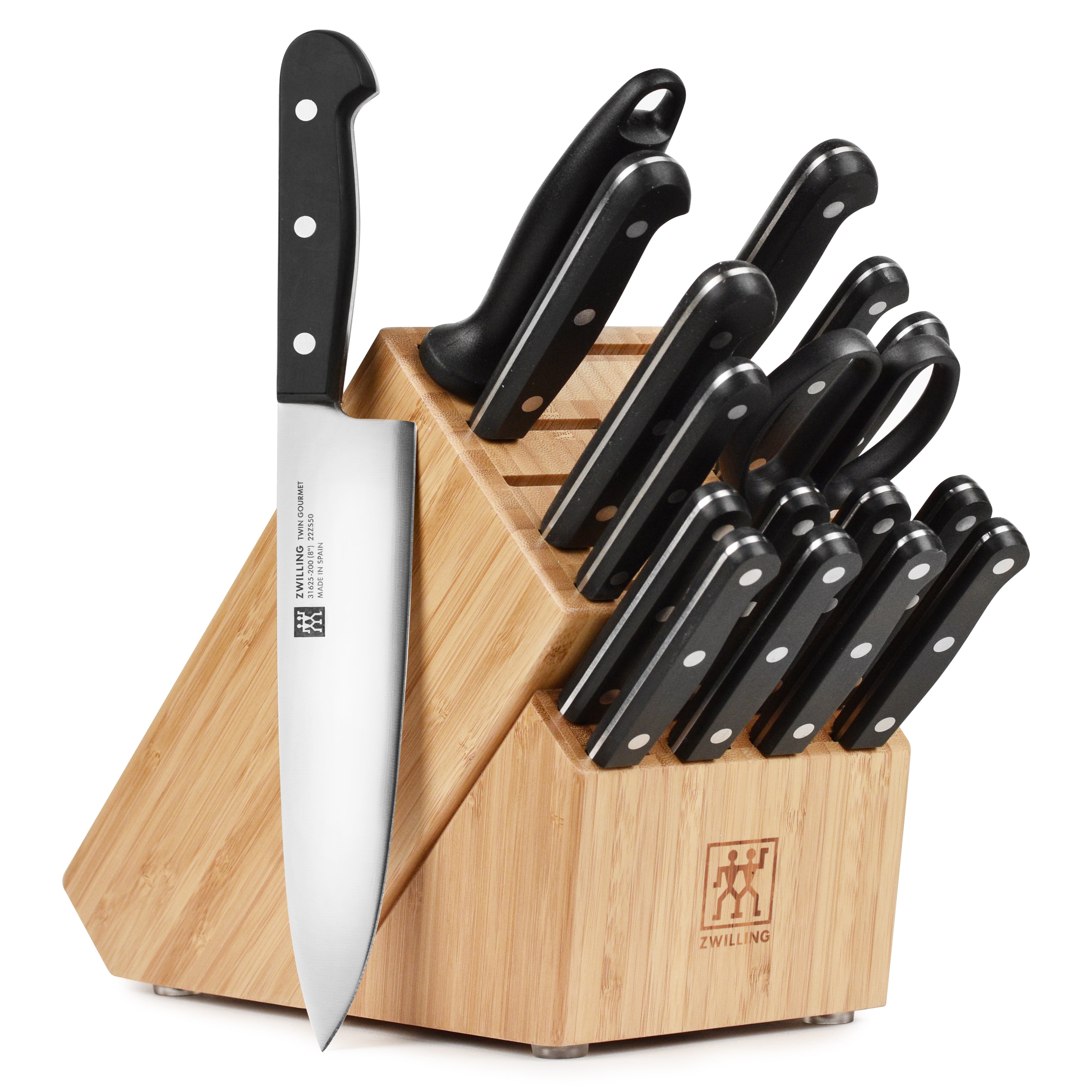 Zwilling Twin Gourmet 18 Piece Knife Block Set