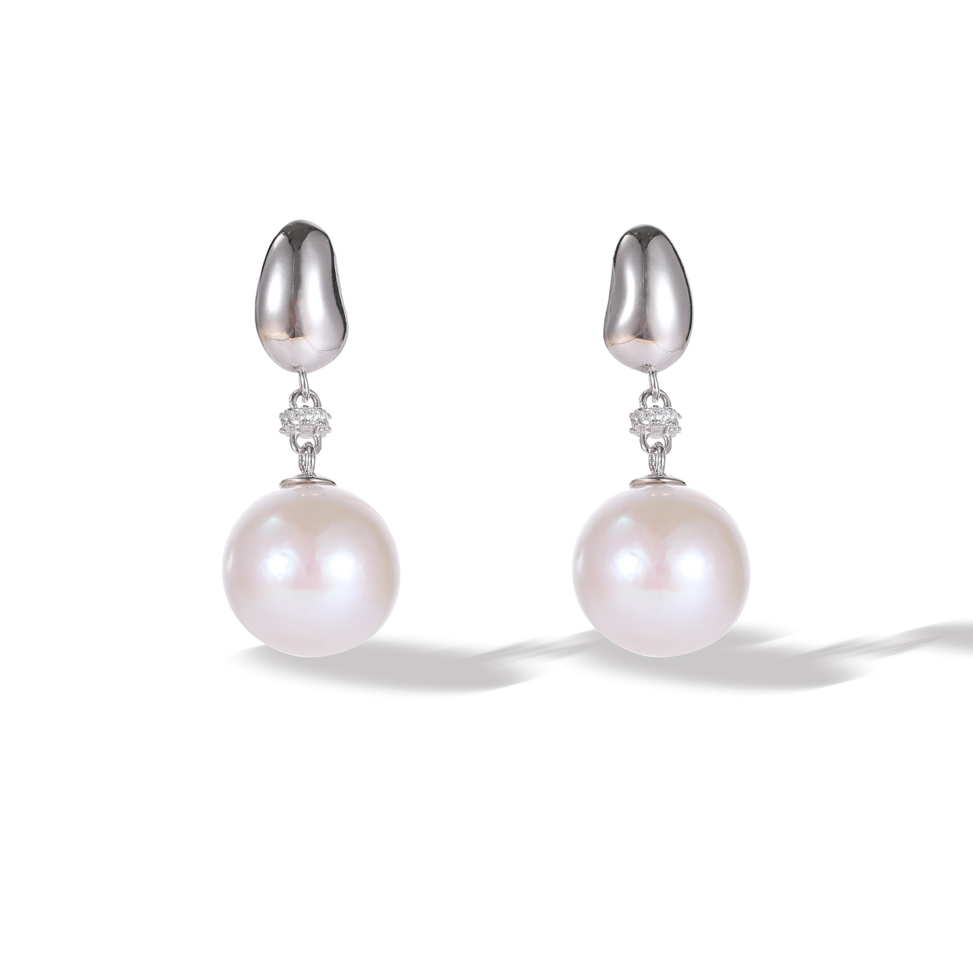 Classicharms Doris Sterling Silver Freshwater Pearl Drop Earrings