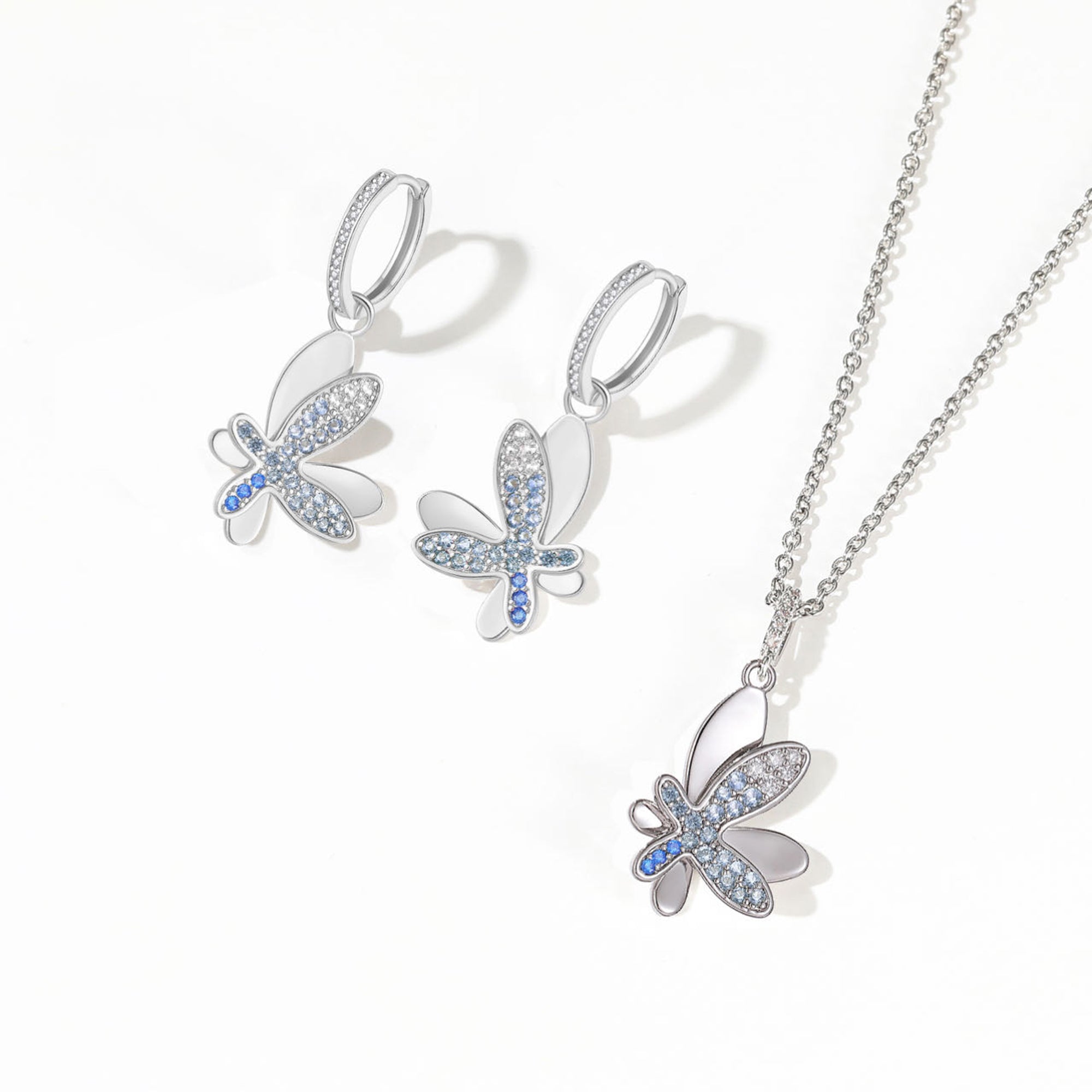 Classicharms Pavé Diamond Butterfly Collection