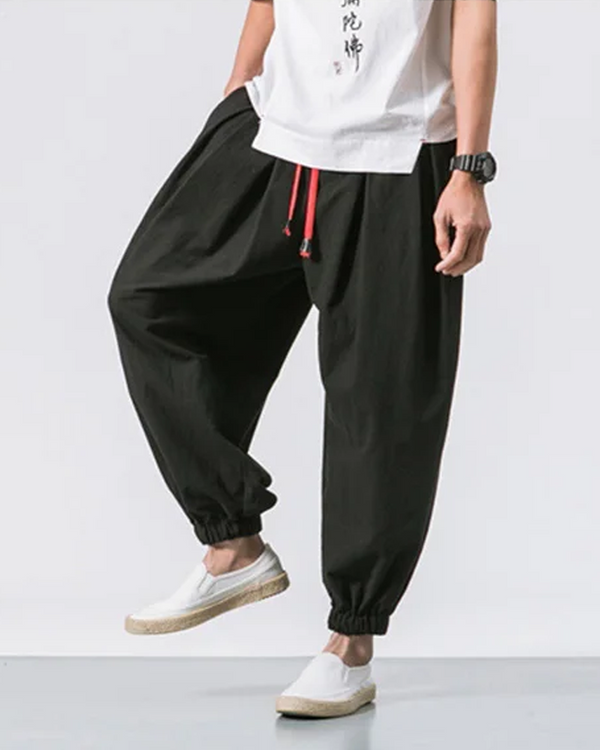 Buy Black and White Japanese Koi Fish Harem Pants /side Pocket/elasticated  Waist/three Quarter Pants Unisex Fit Most Sizes. Online in India - Etsy