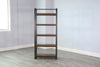 Allure Tobacco Bookcase with Metal Frame