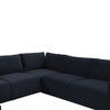 Hyperion Navy Modular Large Chaise Sectional