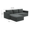 Hyperion Charcoal Modular Sectional