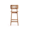 Greip 2 Nature Cane Counter Height Stools