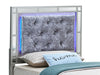 Ariel Silver Champagne Twin Bed