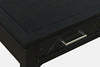 Providence Noir Chevron 3 Drawer USB Charging Desk