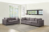 Avalanche Light Gray Fabric 2pc Living Room Set